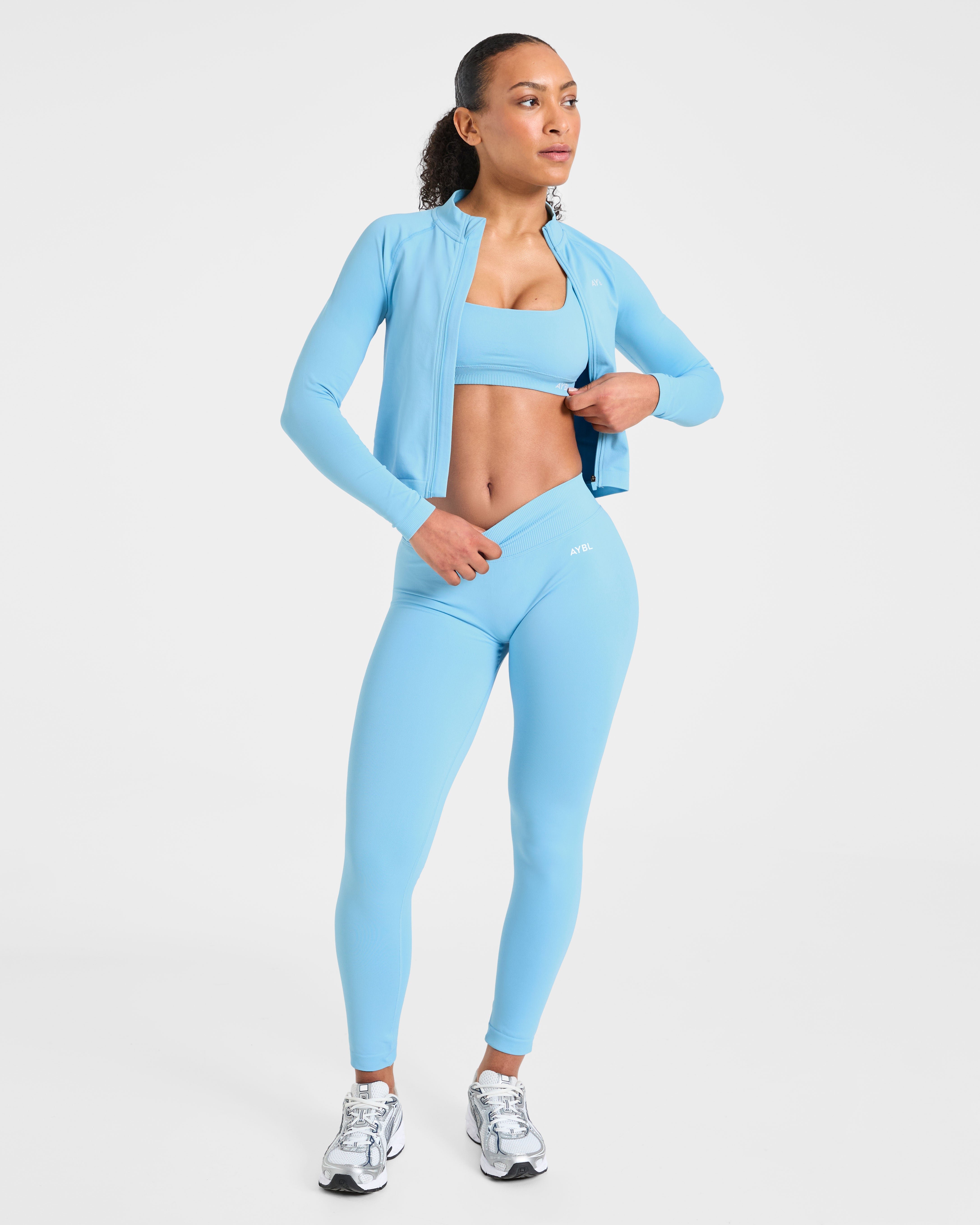 Enhance Seamless Jacket - Powder Blue