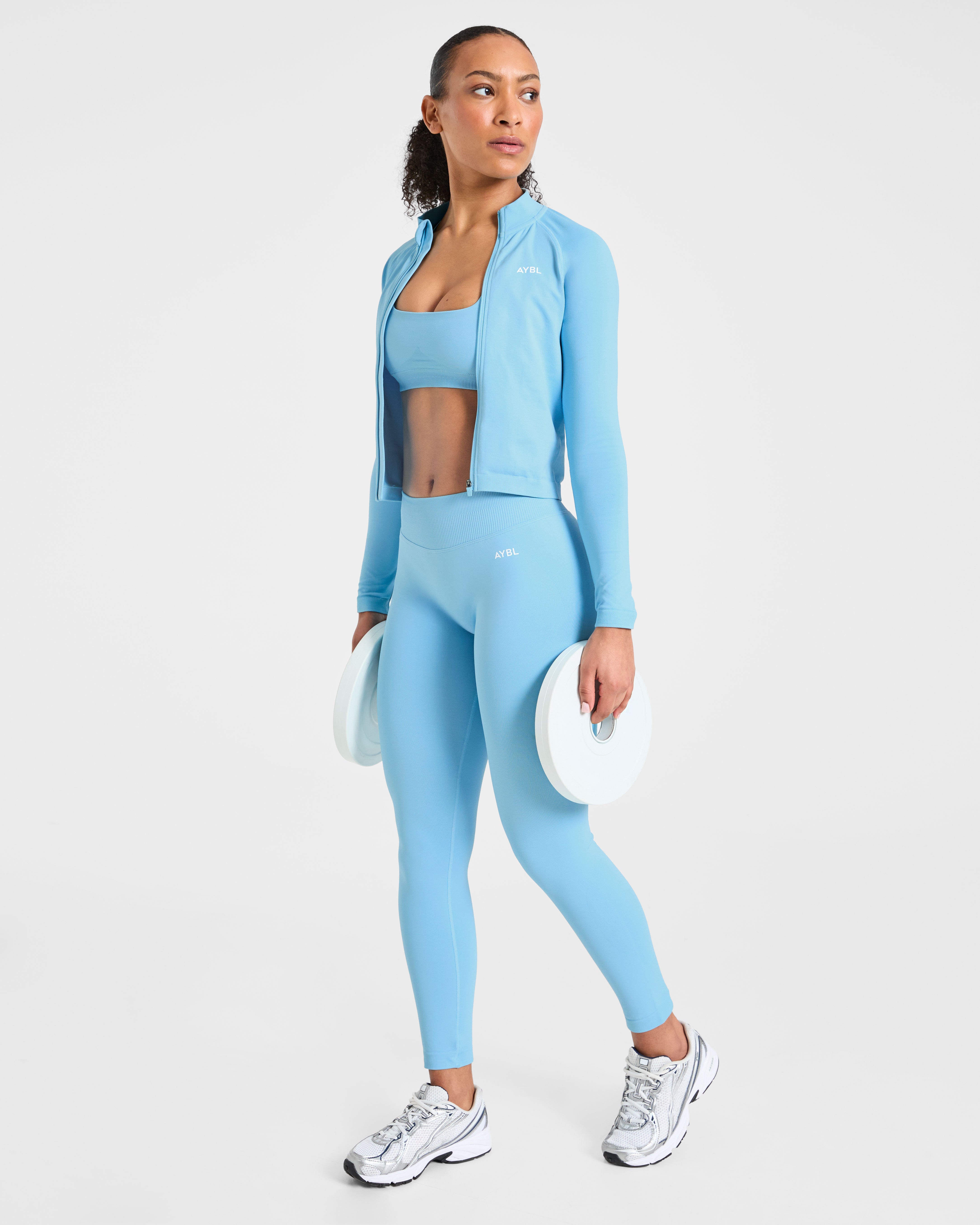 Enhance Seamless Leggings - Powder Blue