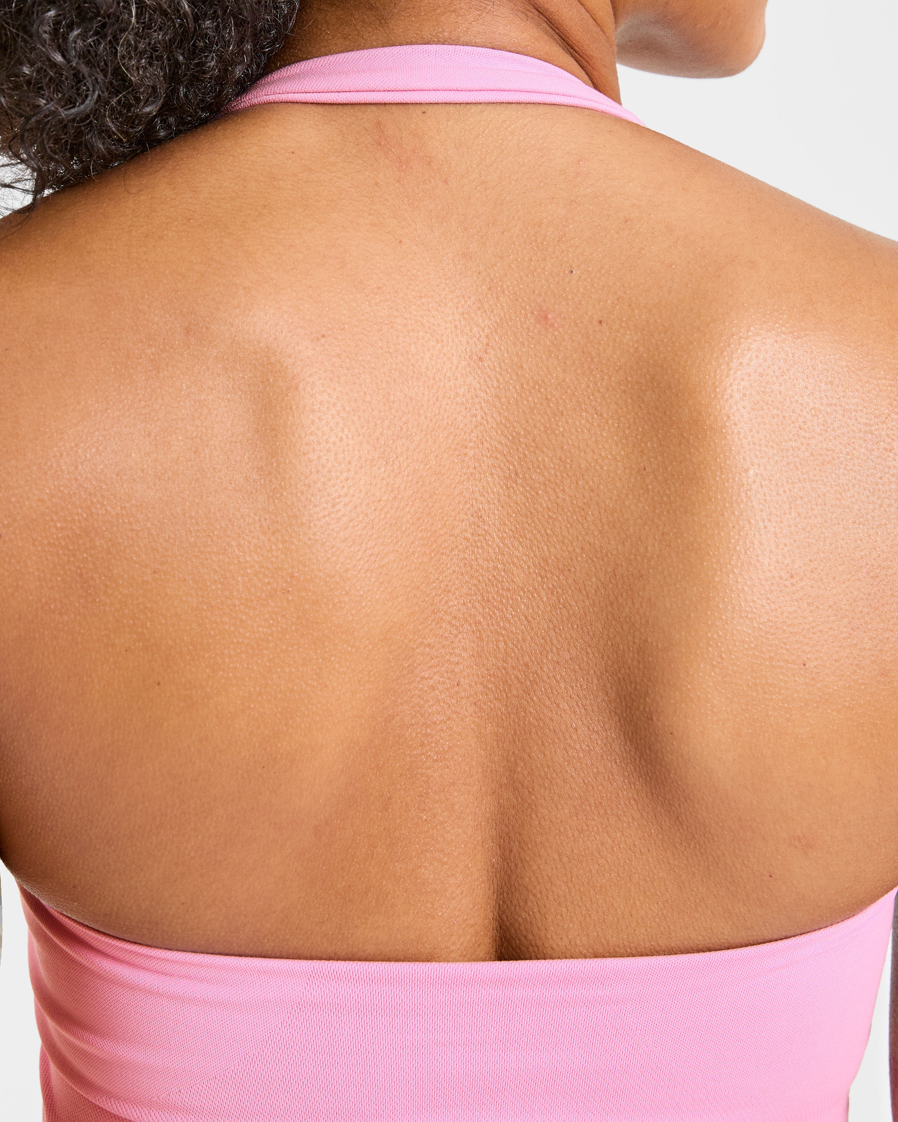 Enhance Seamless Halterneck Top - Sugar Pink