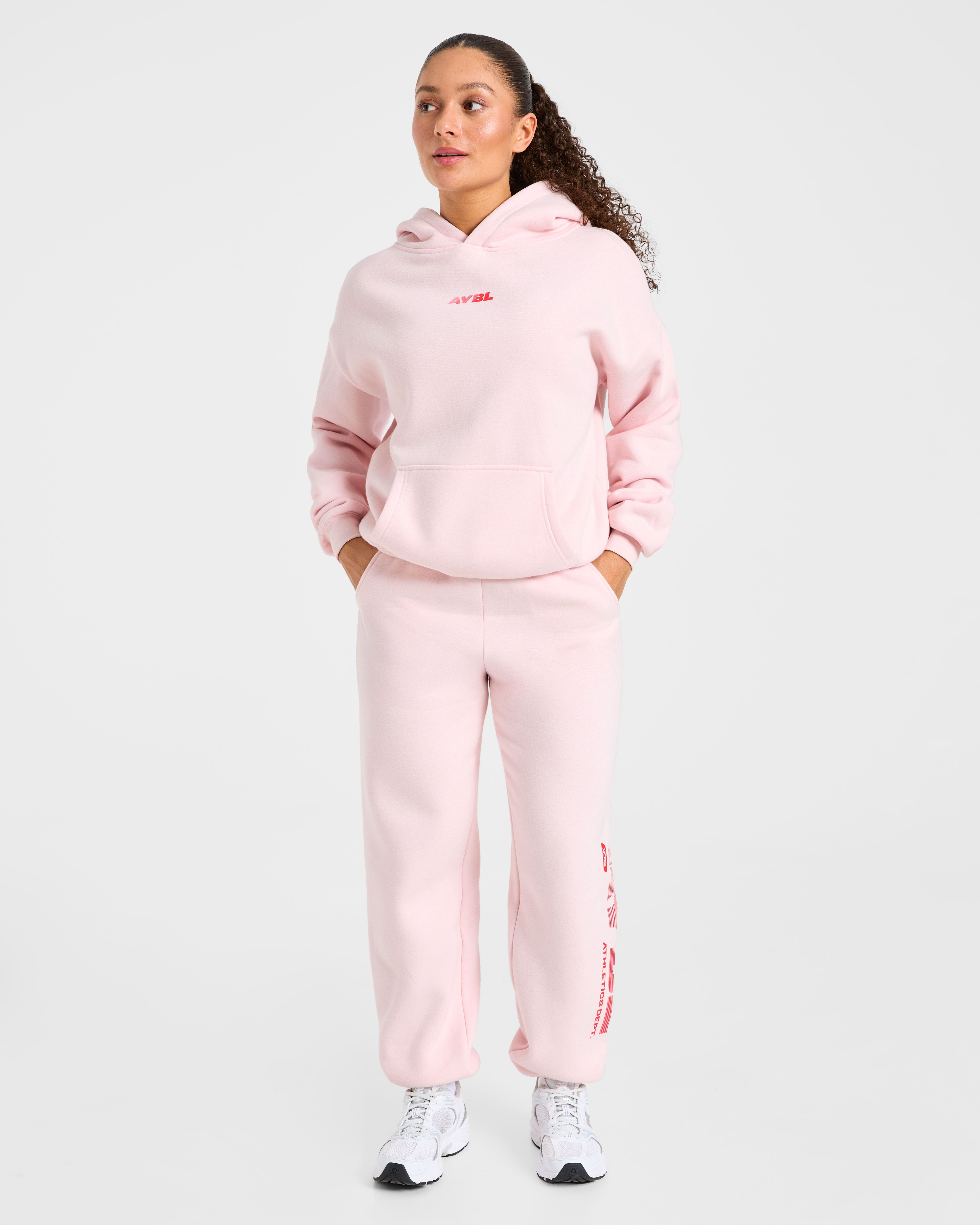 Athletics Dept Oversized Hoodie - Pink
