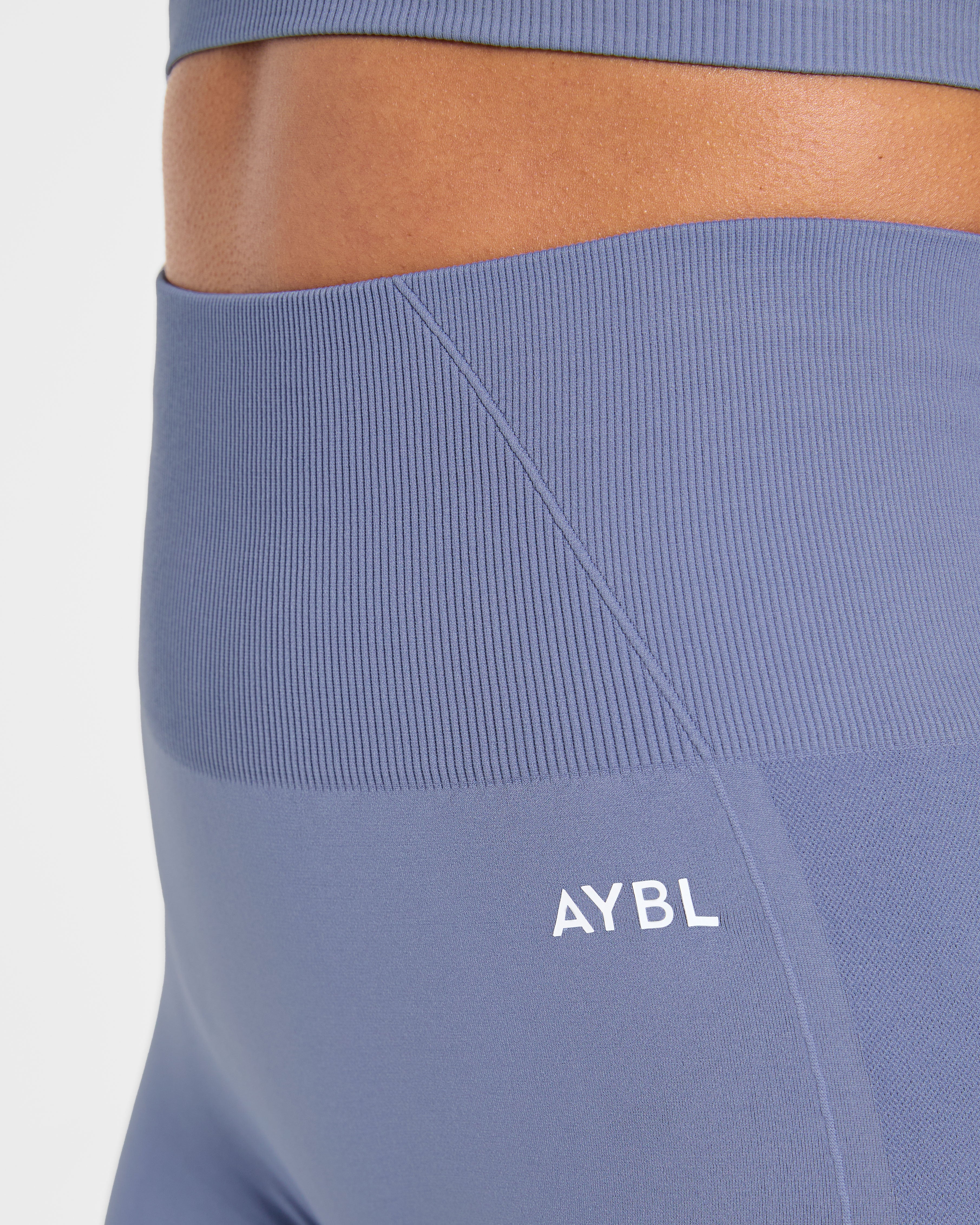 Empower Seamless Shorts - Slate Blue
