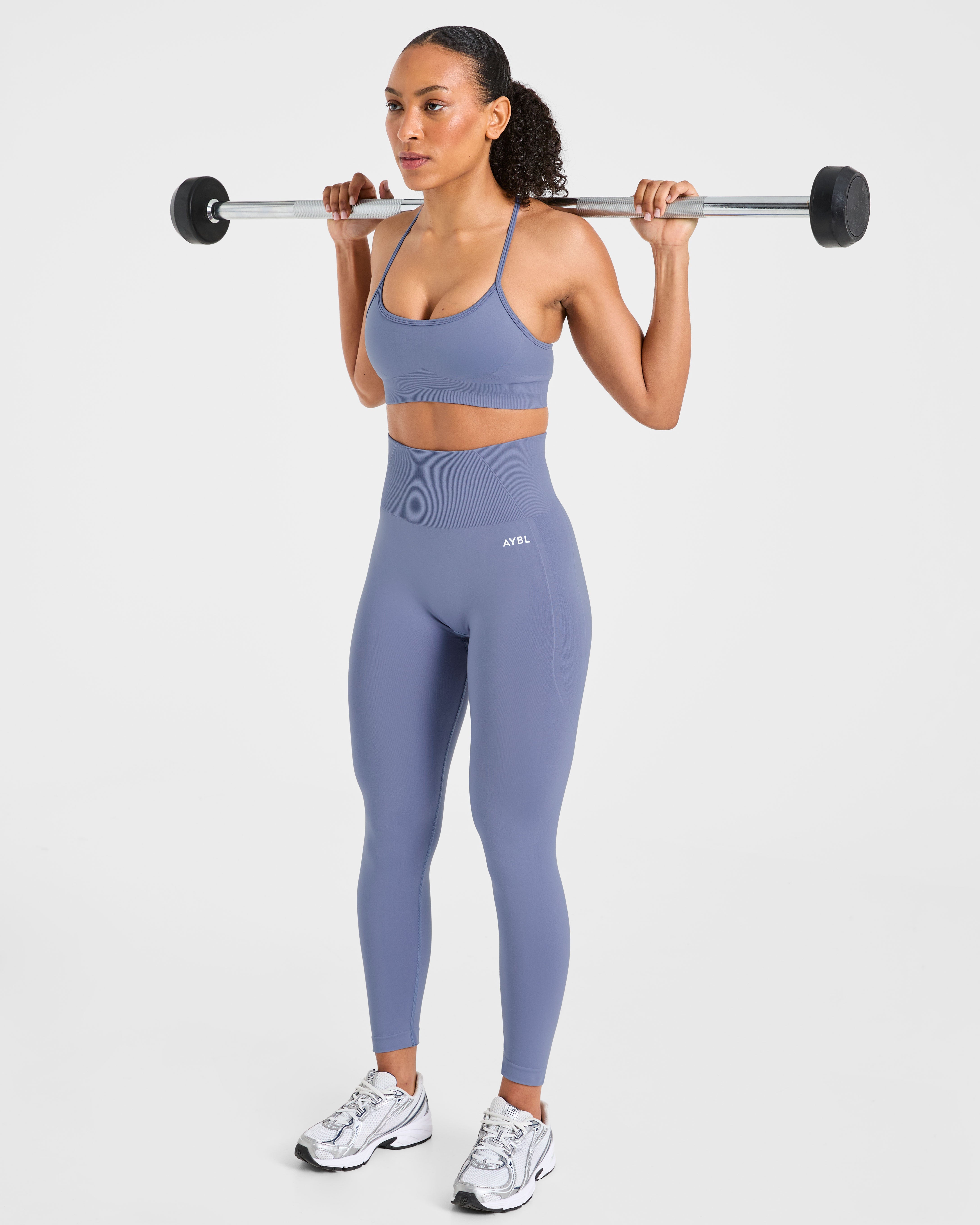 Empower Seamless Leggings - Slate Blue