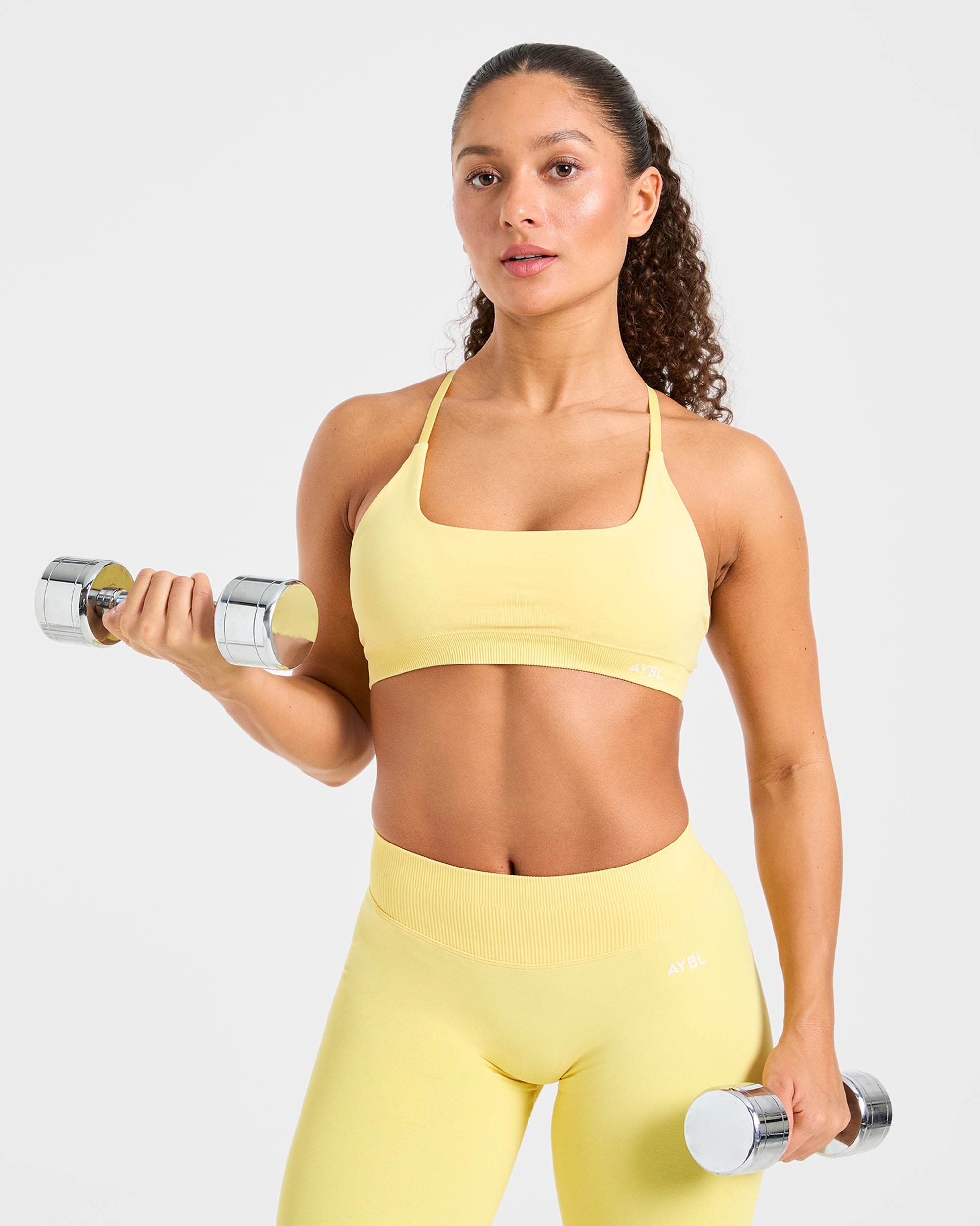 Enhance Seamless Sports Bra - Bright Yellow