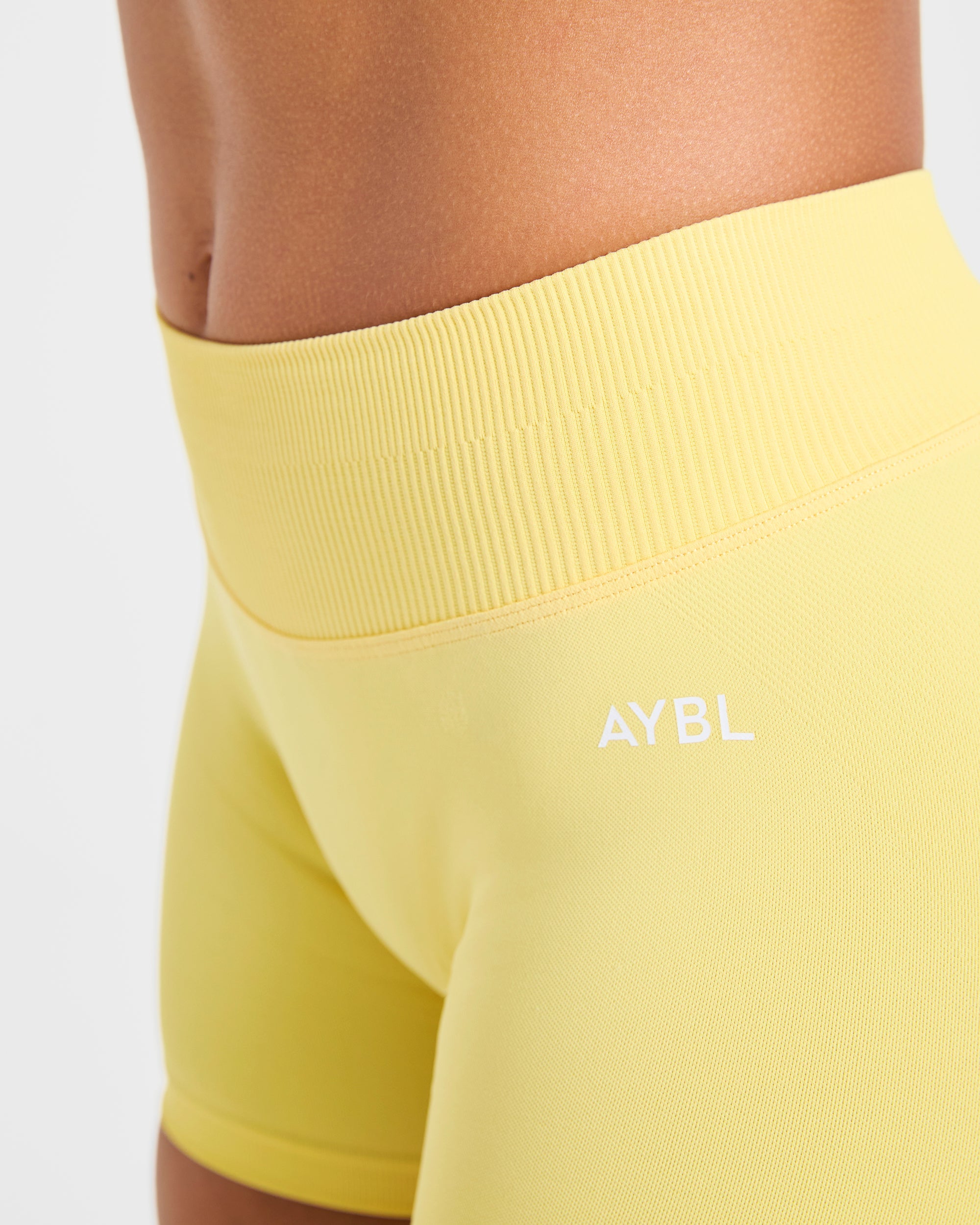 Enhance Seamless Shorts | 3.5" - Bright Yellow