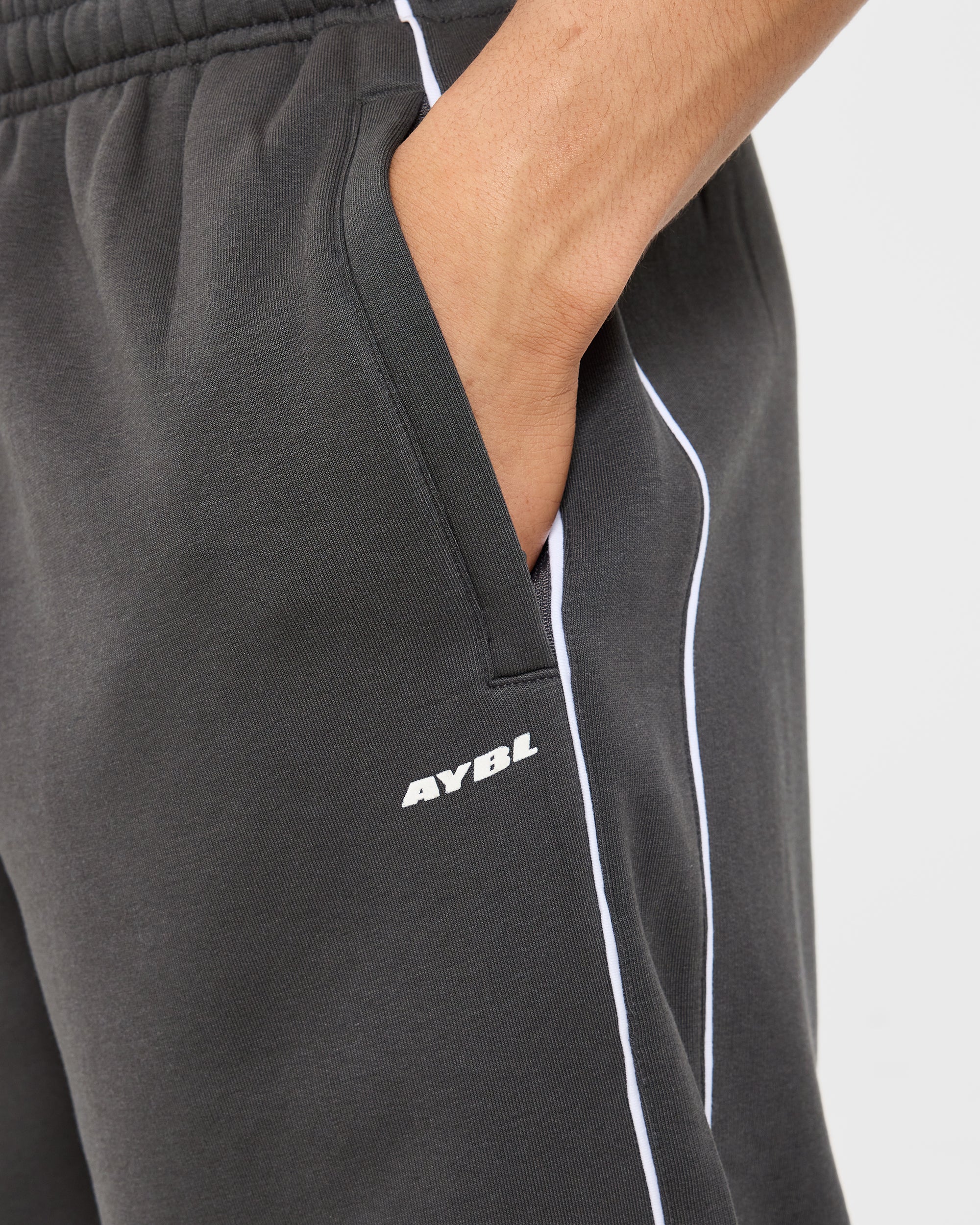 Restore Oversized Straight Leg Joggers - Charcoal