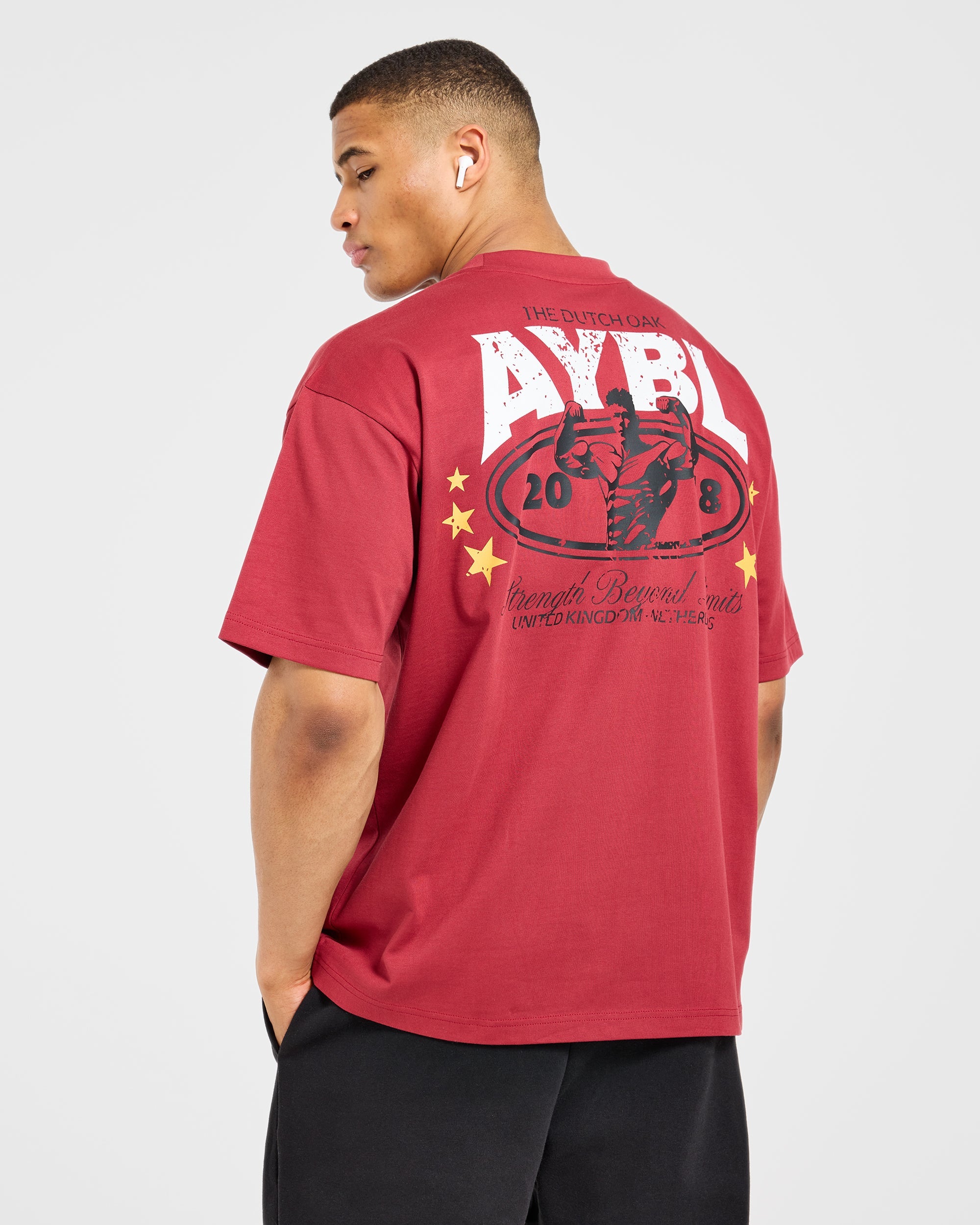 Wesley Vissers X Beyond Limits Oversized T Shirt - Red