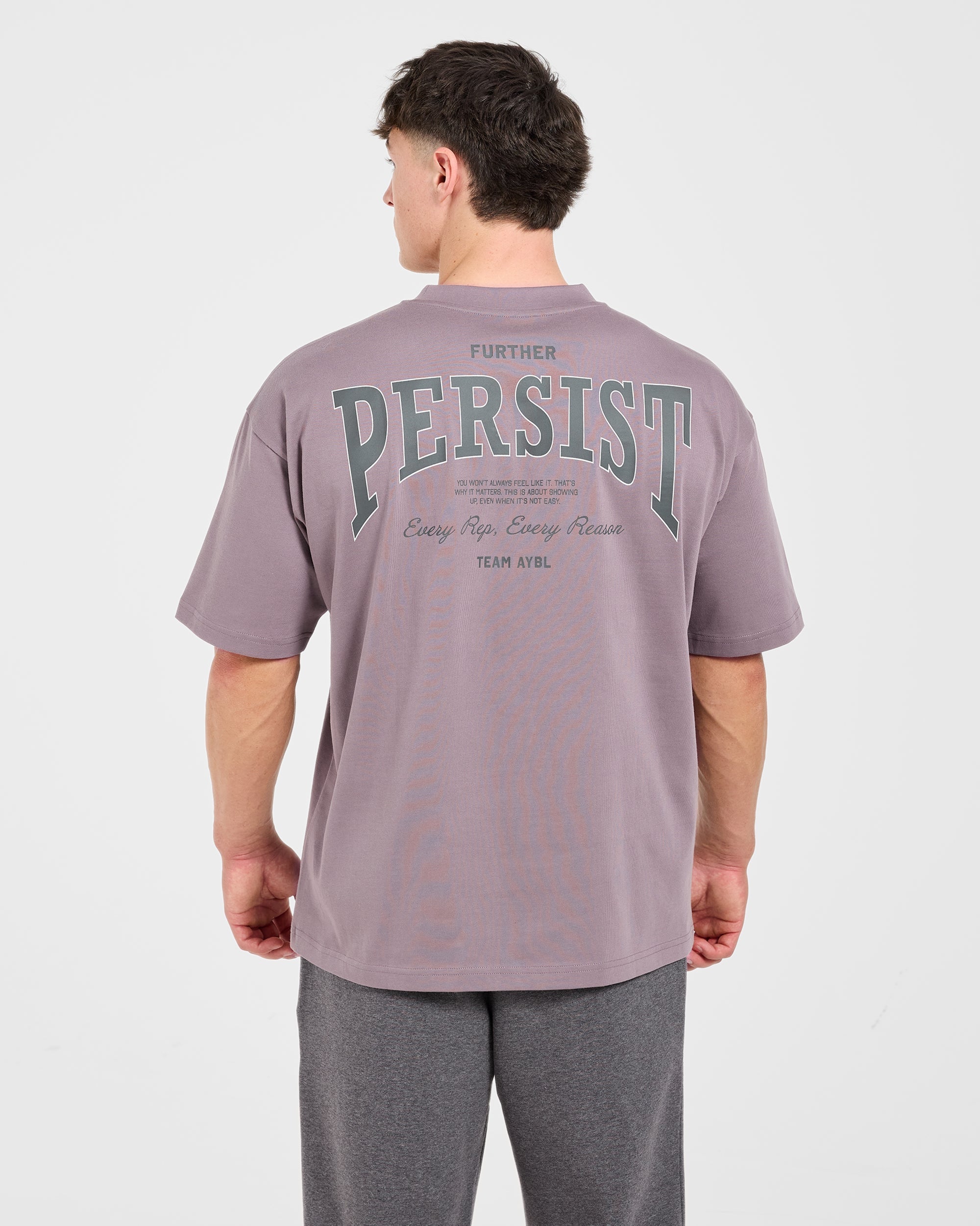 Cam Kissel x Persist Oversized T Shirt - Mauve