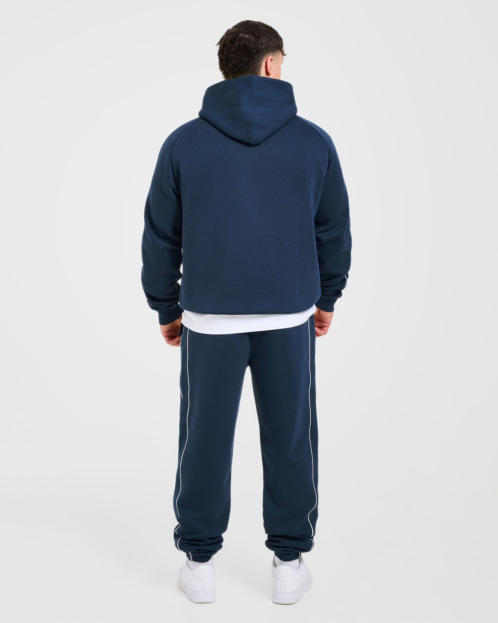 Restore Oversized Hoodie - Navy Blue