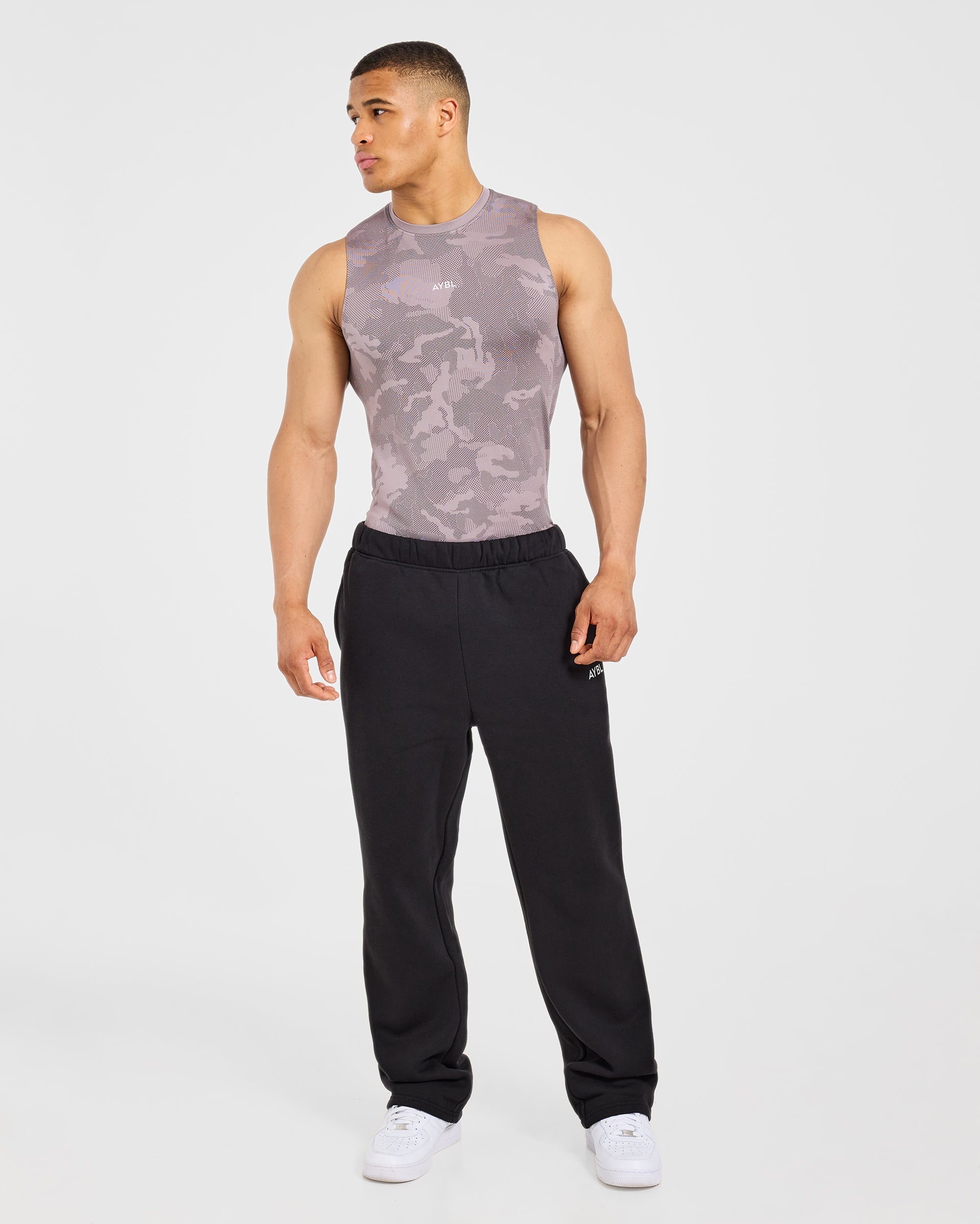 Camo Seamless Tank - Woodland Taupe