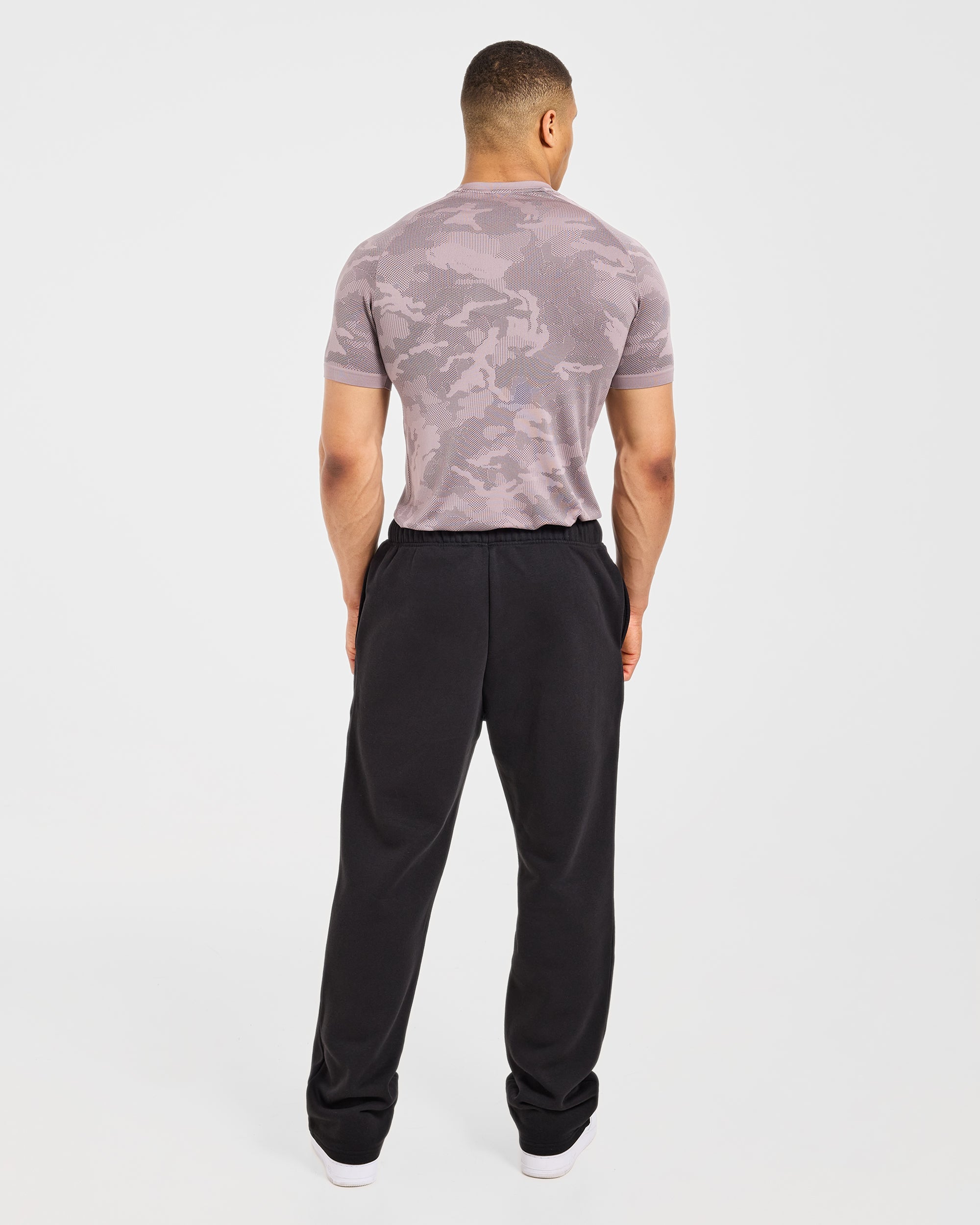 Camo Seamless T Shirt - Woodland Taupe