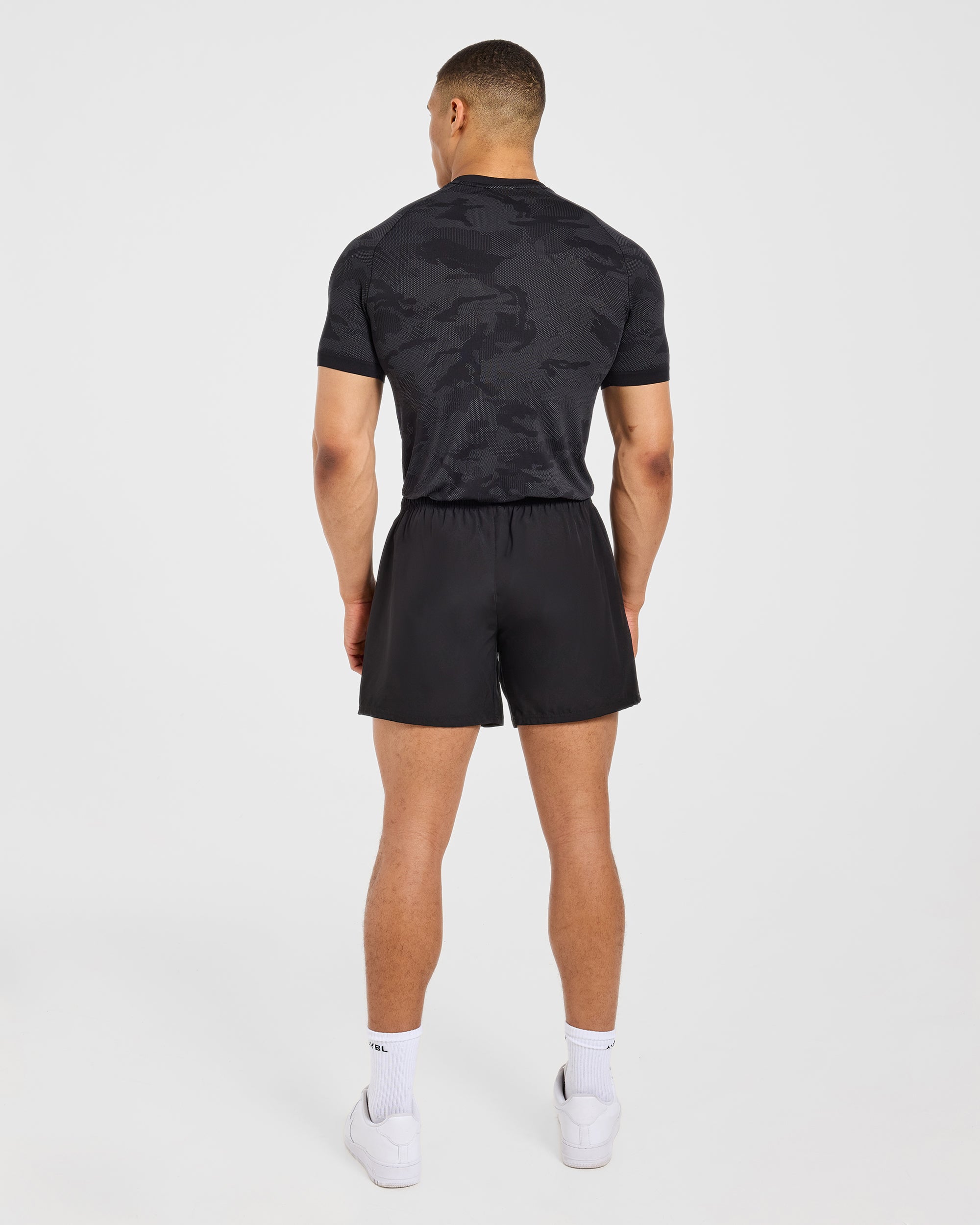 Camo Seamless T Shirt - Black