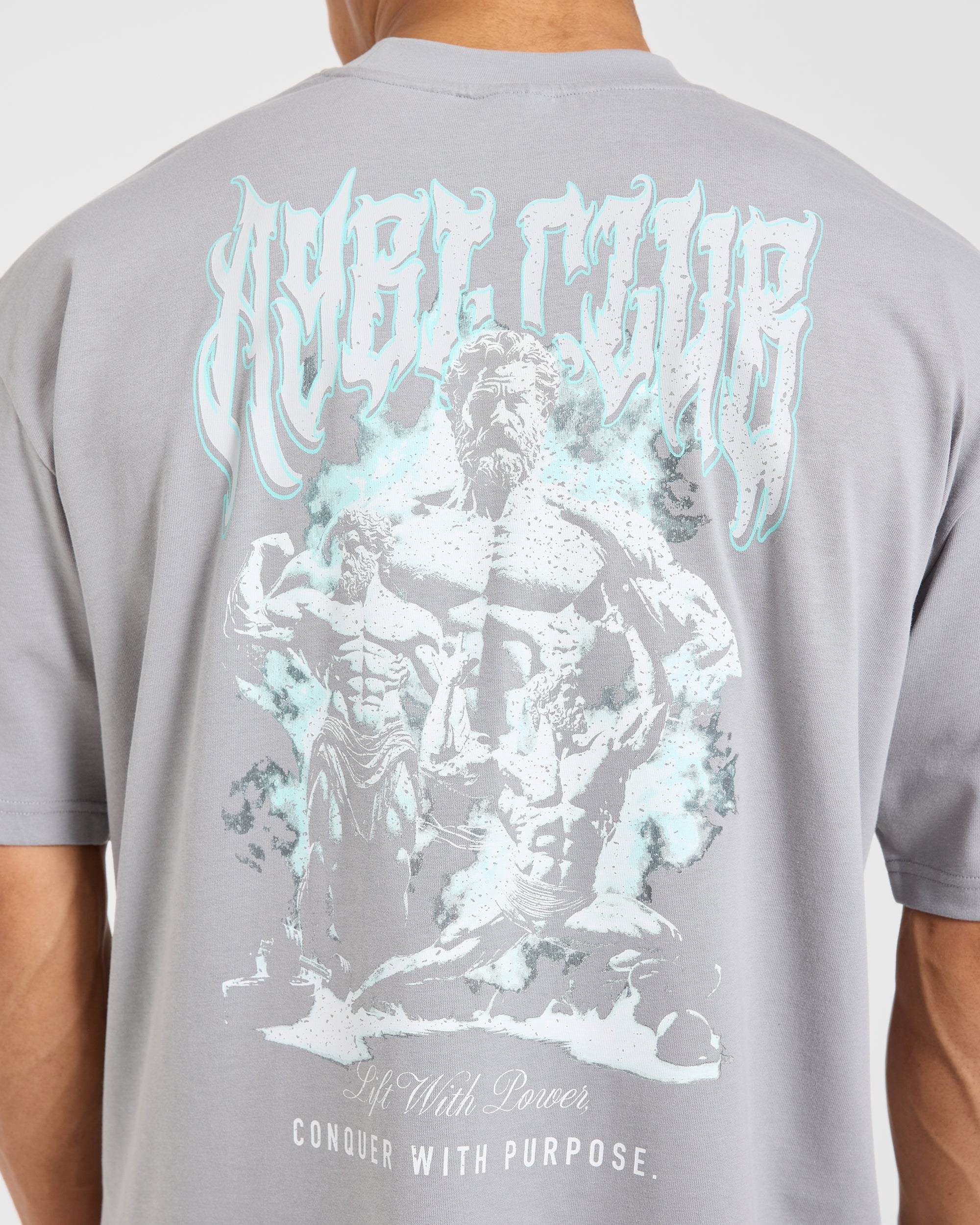 Lift Forge Oversized T Shirt - Storm Grey