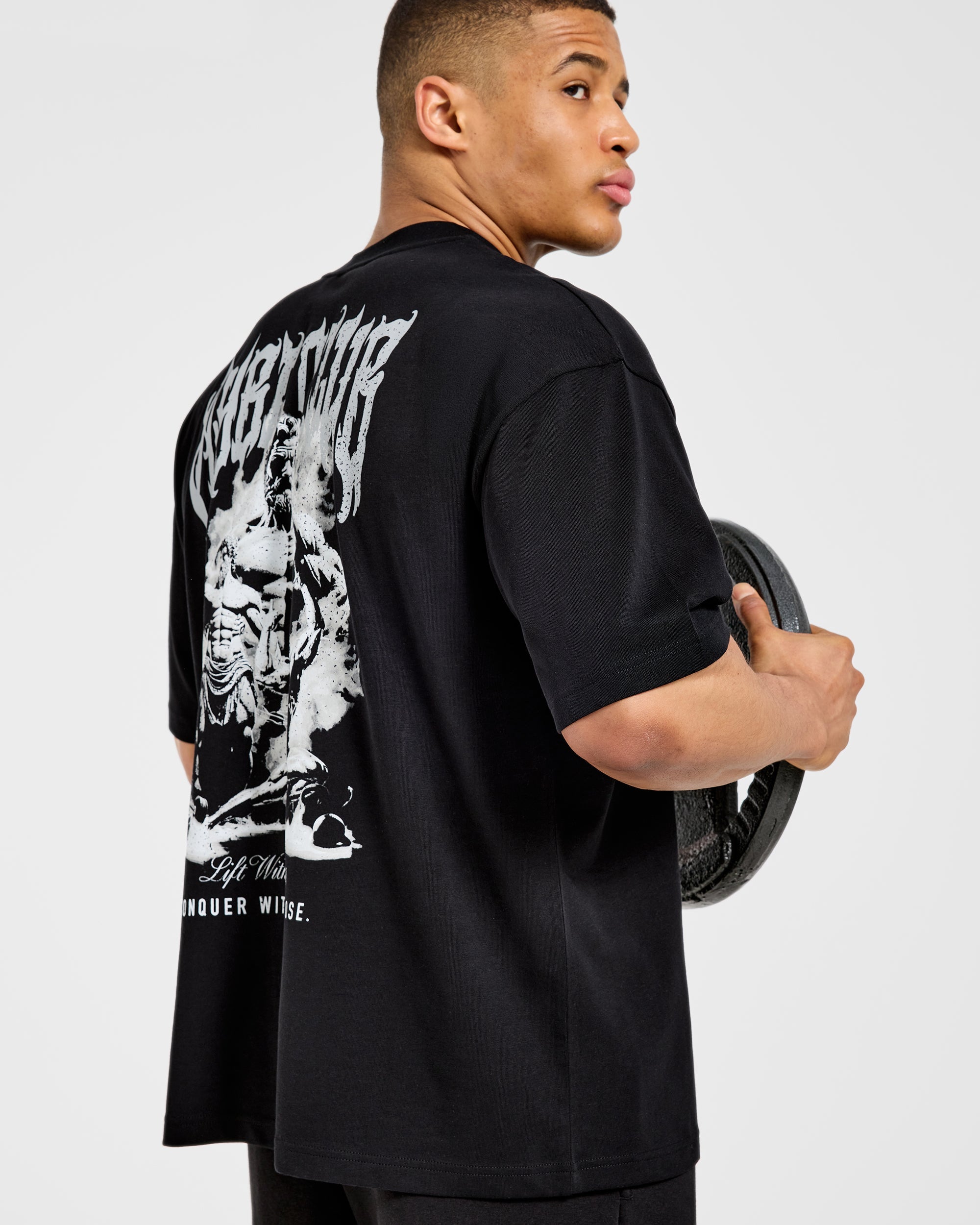 Lift Forge Oversized T Shirt - Black