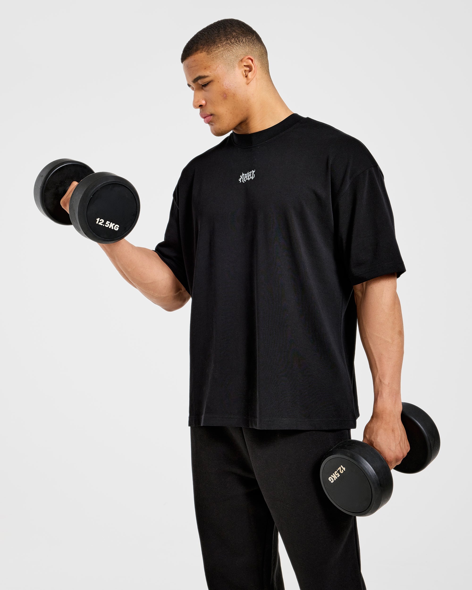 Lift Forge Oversized T Shirt - Black