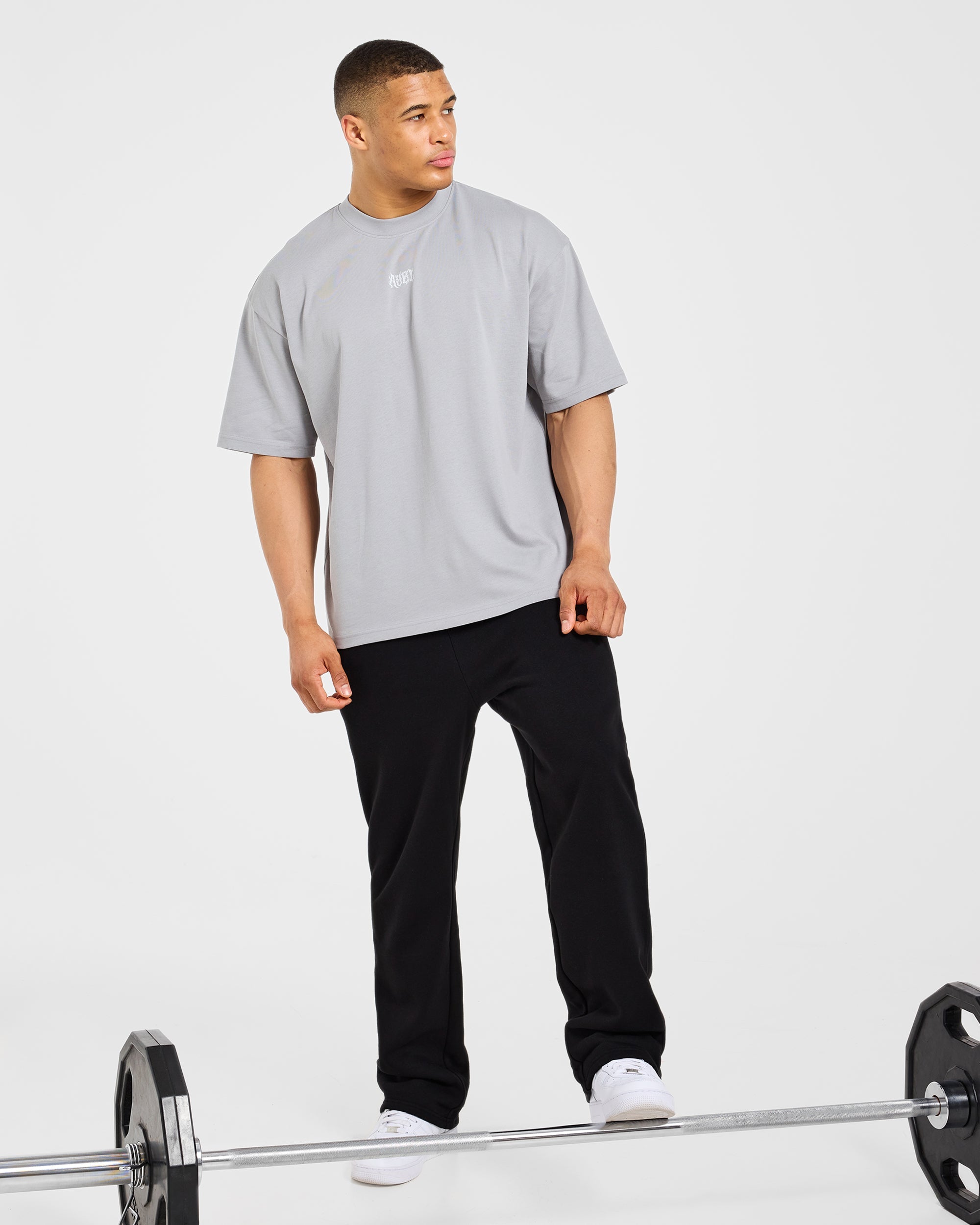Lift Forge Oversized T Shirt - Storm Grey