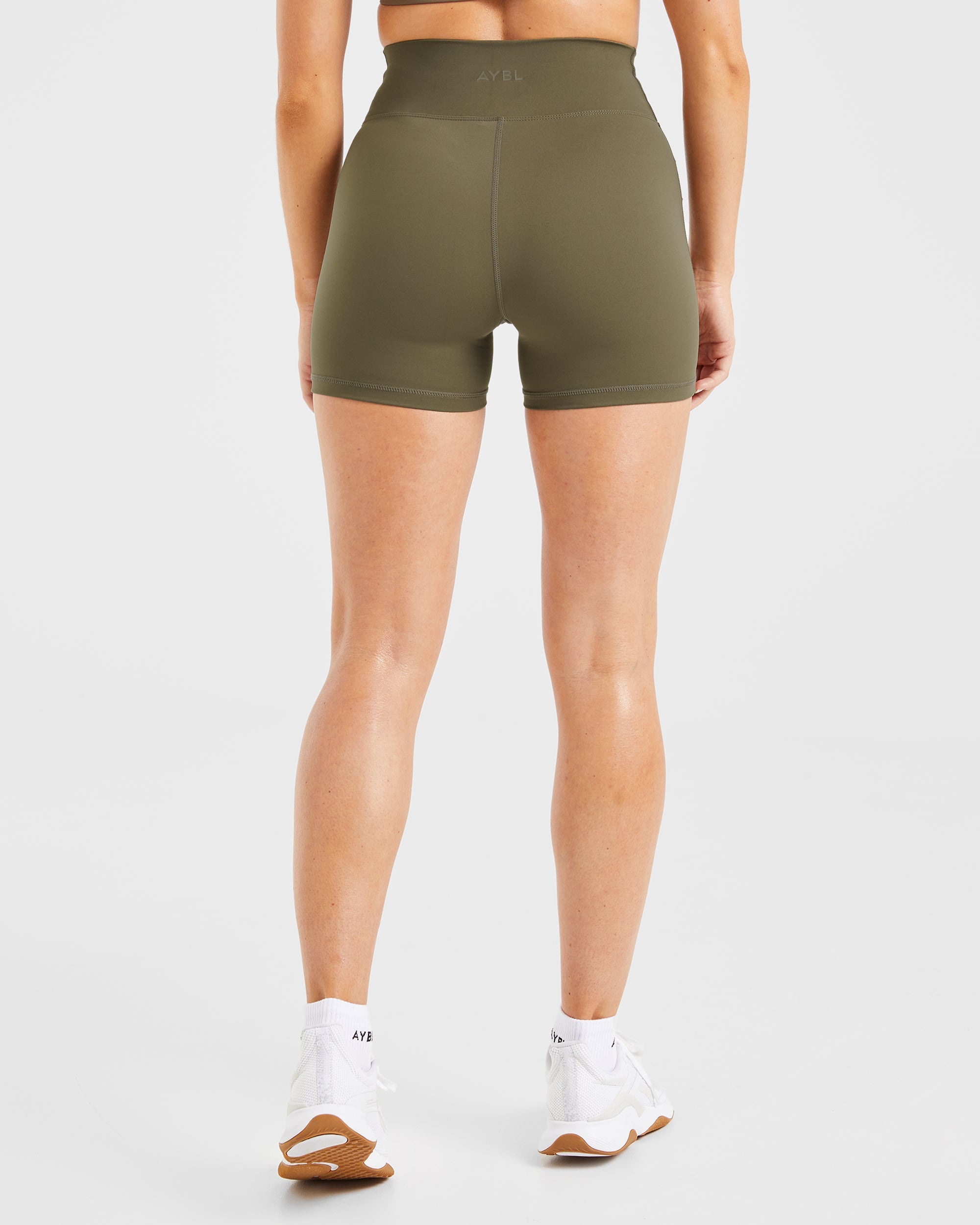 Sculpt Wrap Shorts - Deep Khaki