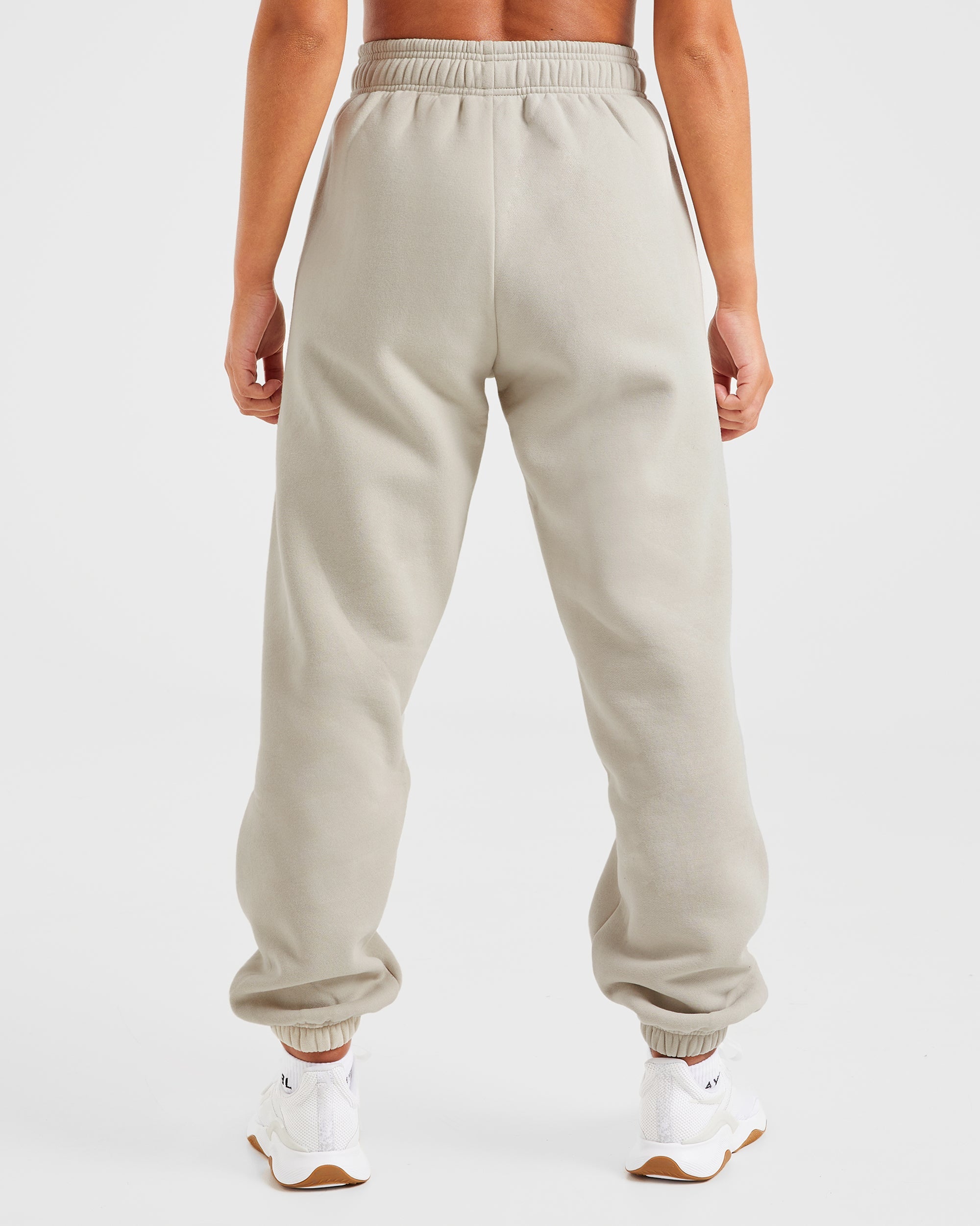 AYBL Sports Club Oversized Joggers - Sand/Navy