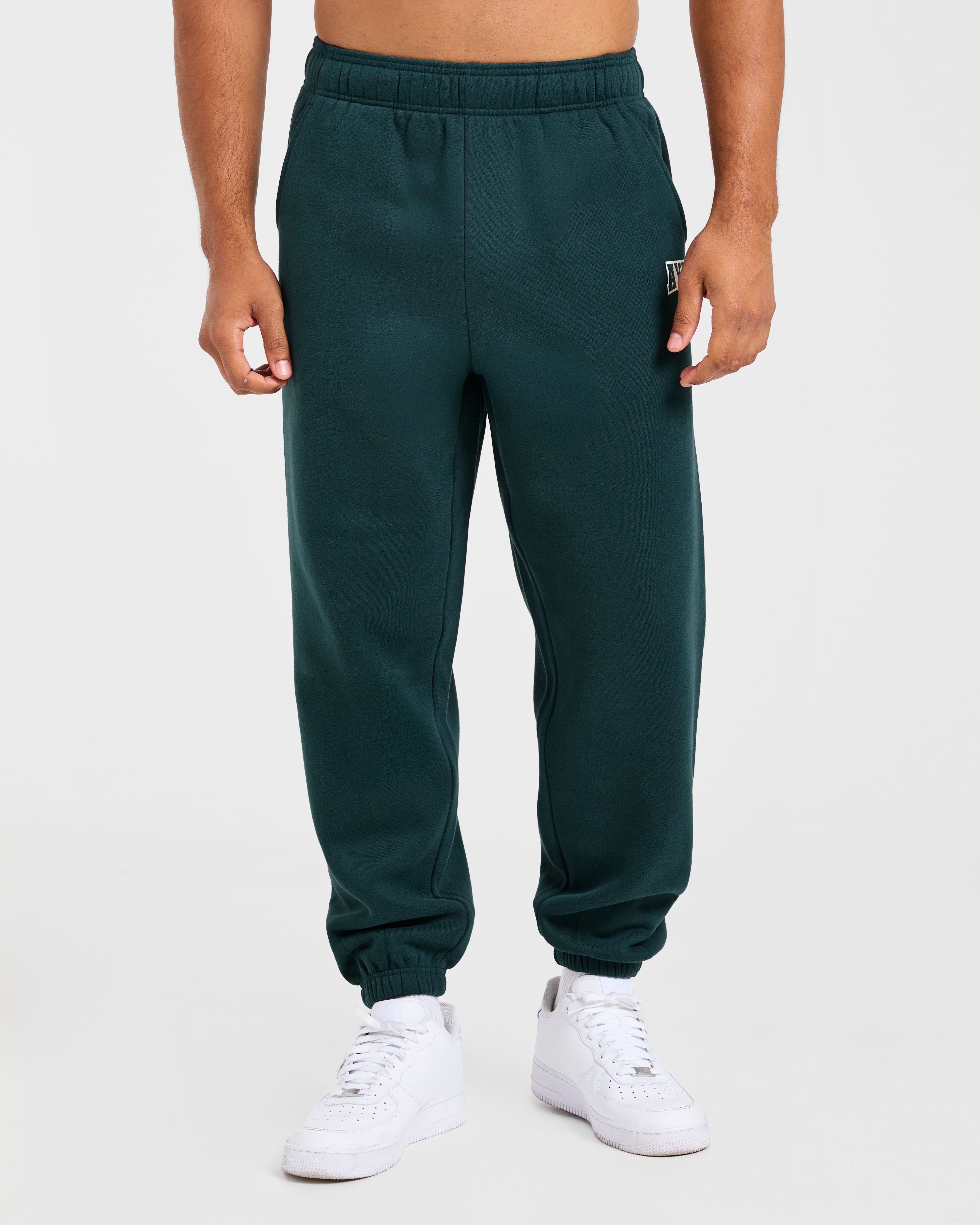 Academy Oversized Joggers - Pine Green