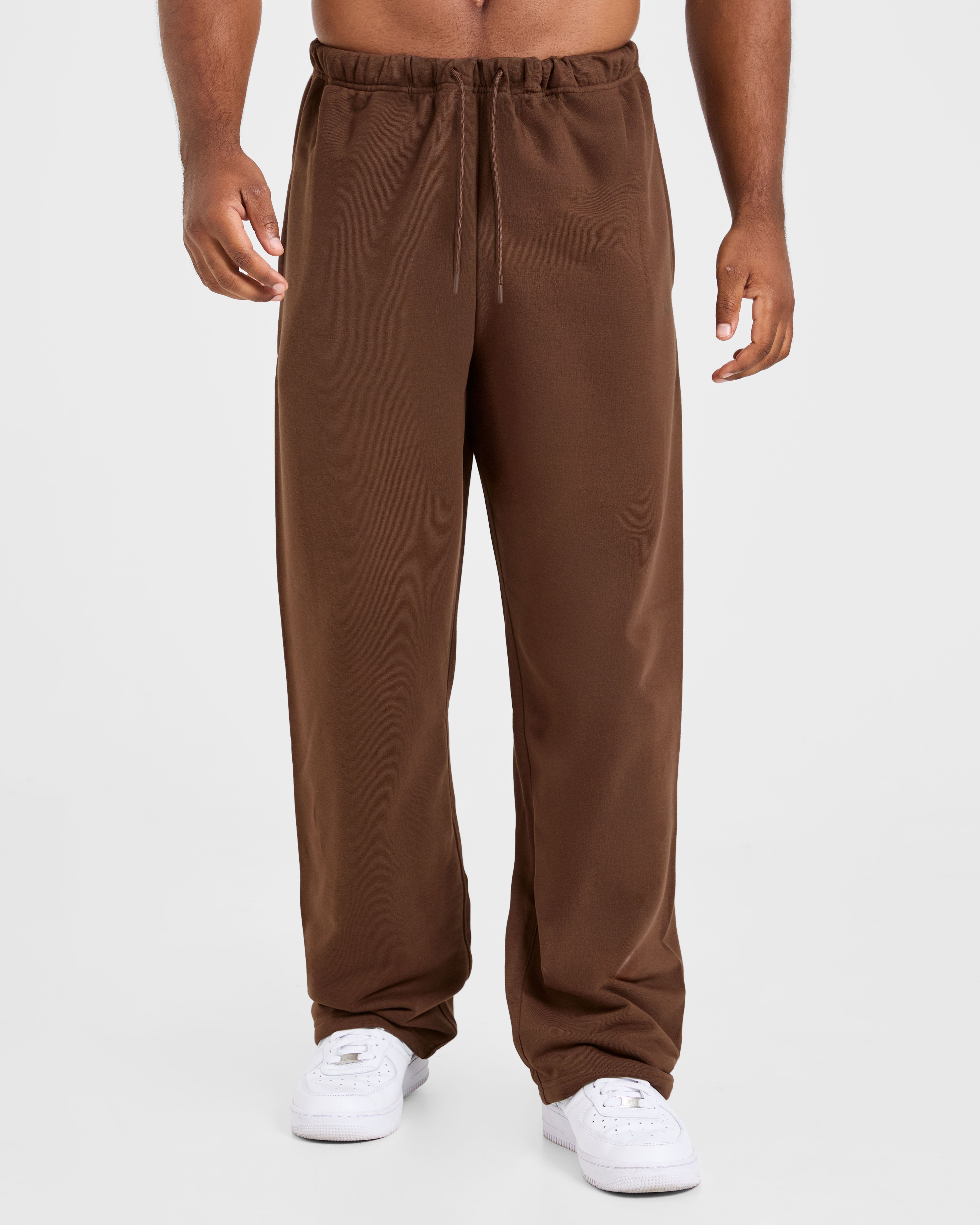 Craft Oversized Straight Leg Joggers - Brown