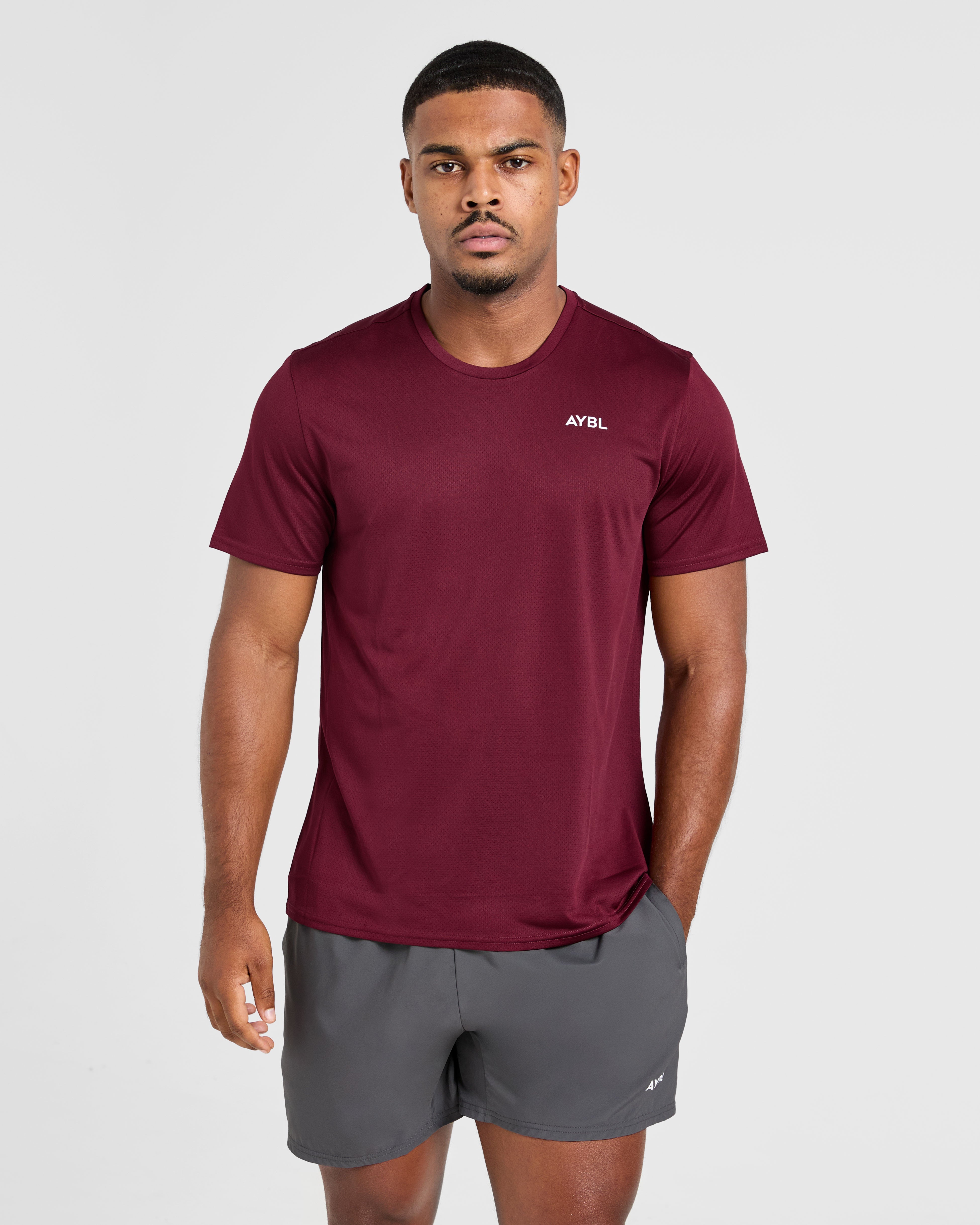 Origin T Shirt - Merlot Red