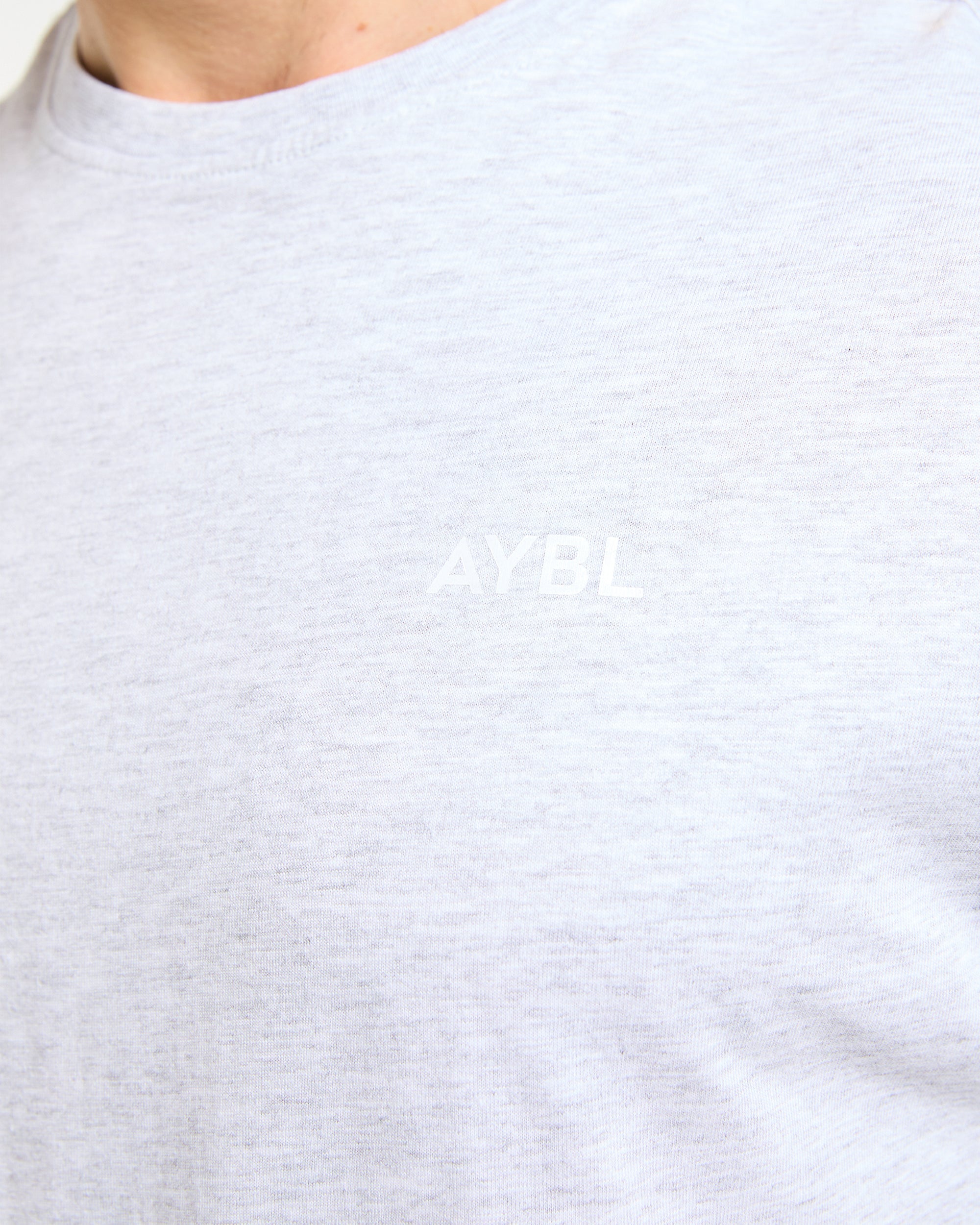 Essential T Shirt - Light Grey Marl