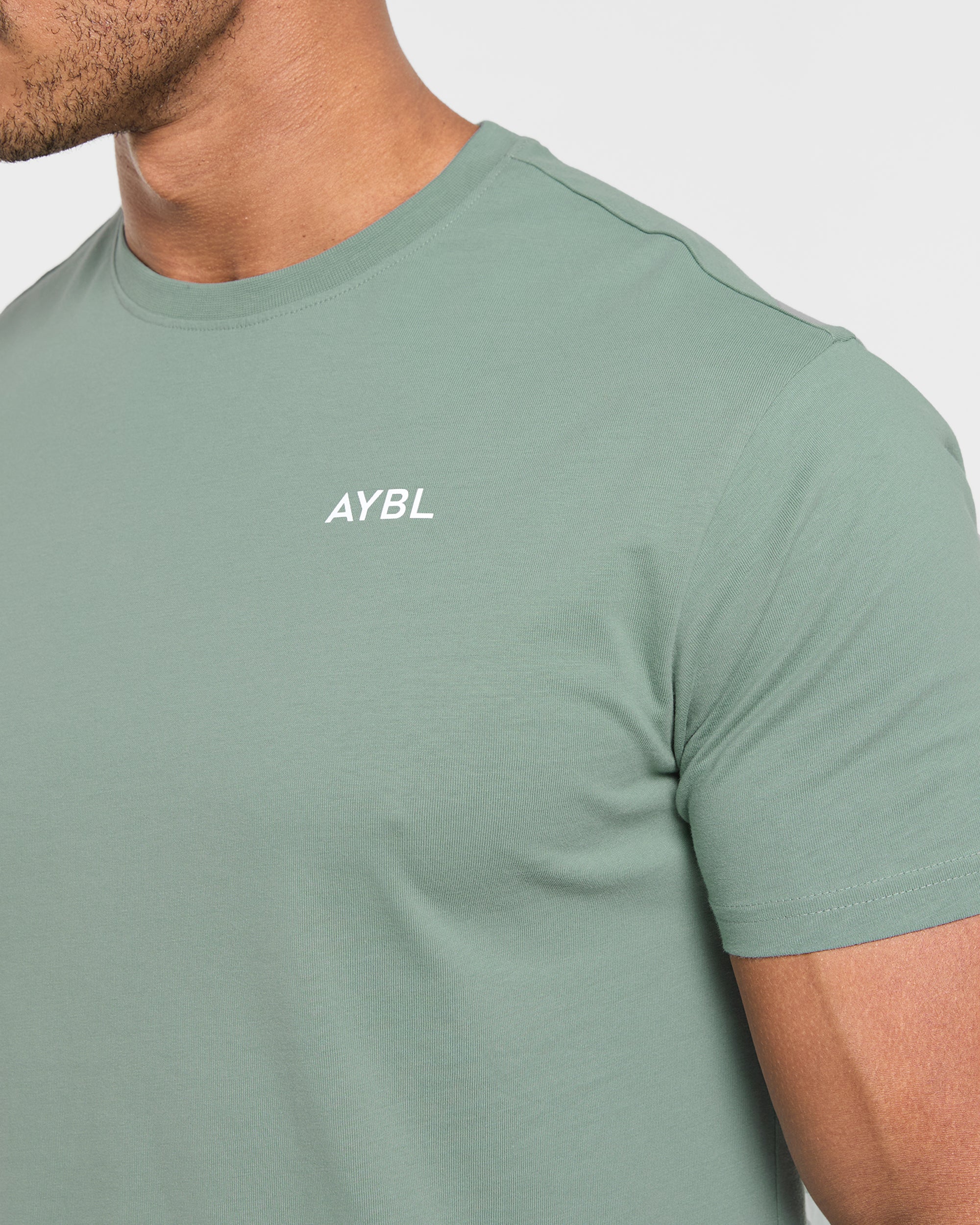 Essential T Shirt - Slate Green