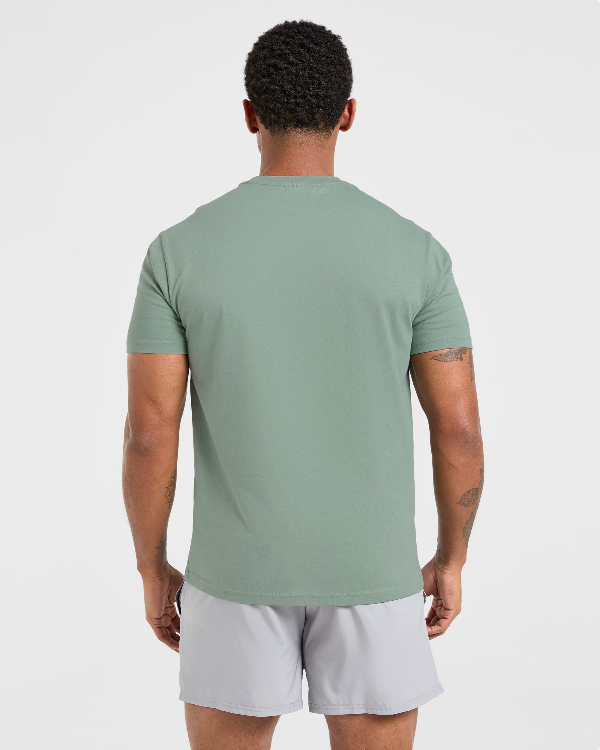 Essential T Shirt - Slate Green