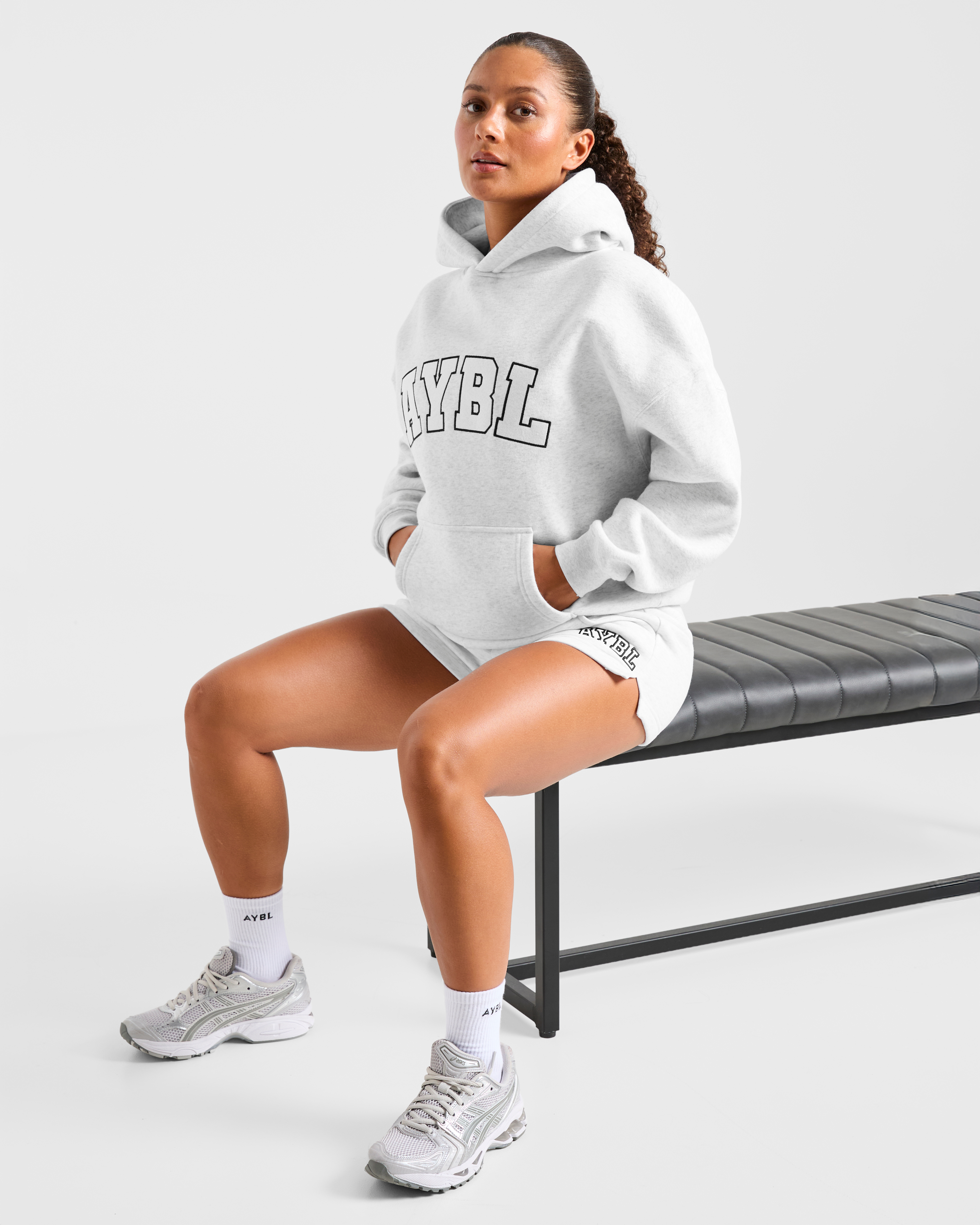 Varsity 2.0 Oversized Shorts - Heather Grey