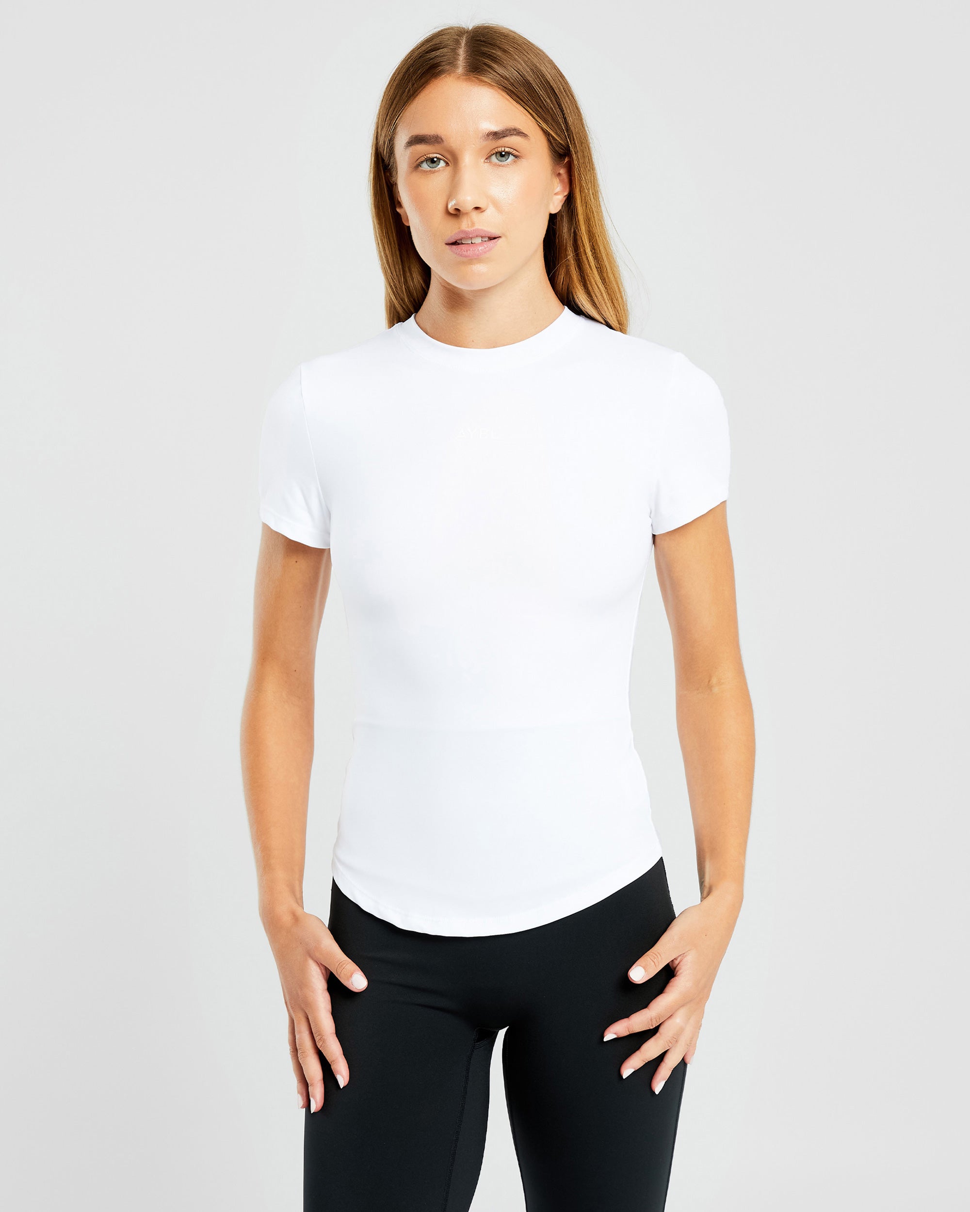 Sculpt-T-Shirt – Weiß