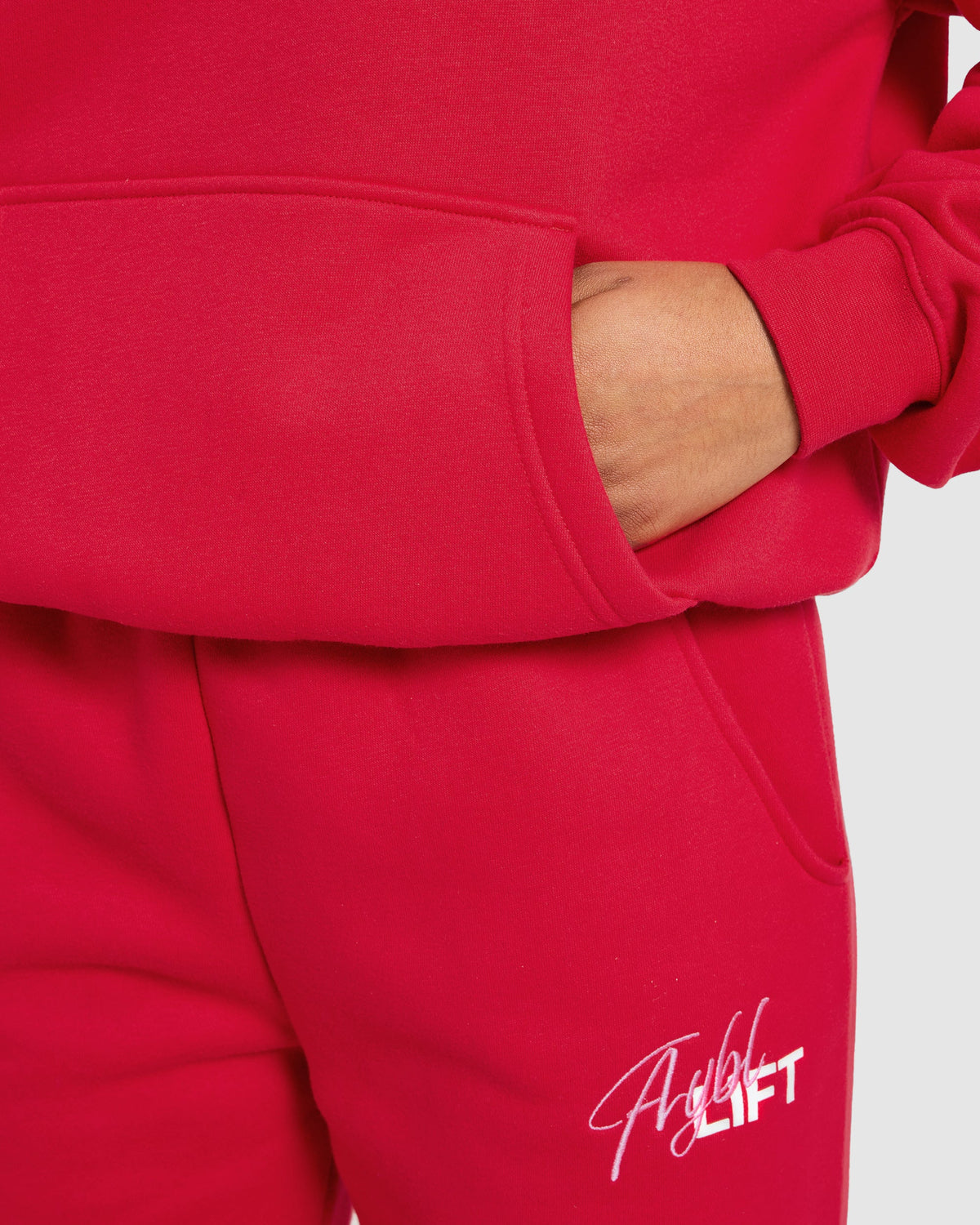 Lift Graphic 2.0 Oversized Hoodie - Red