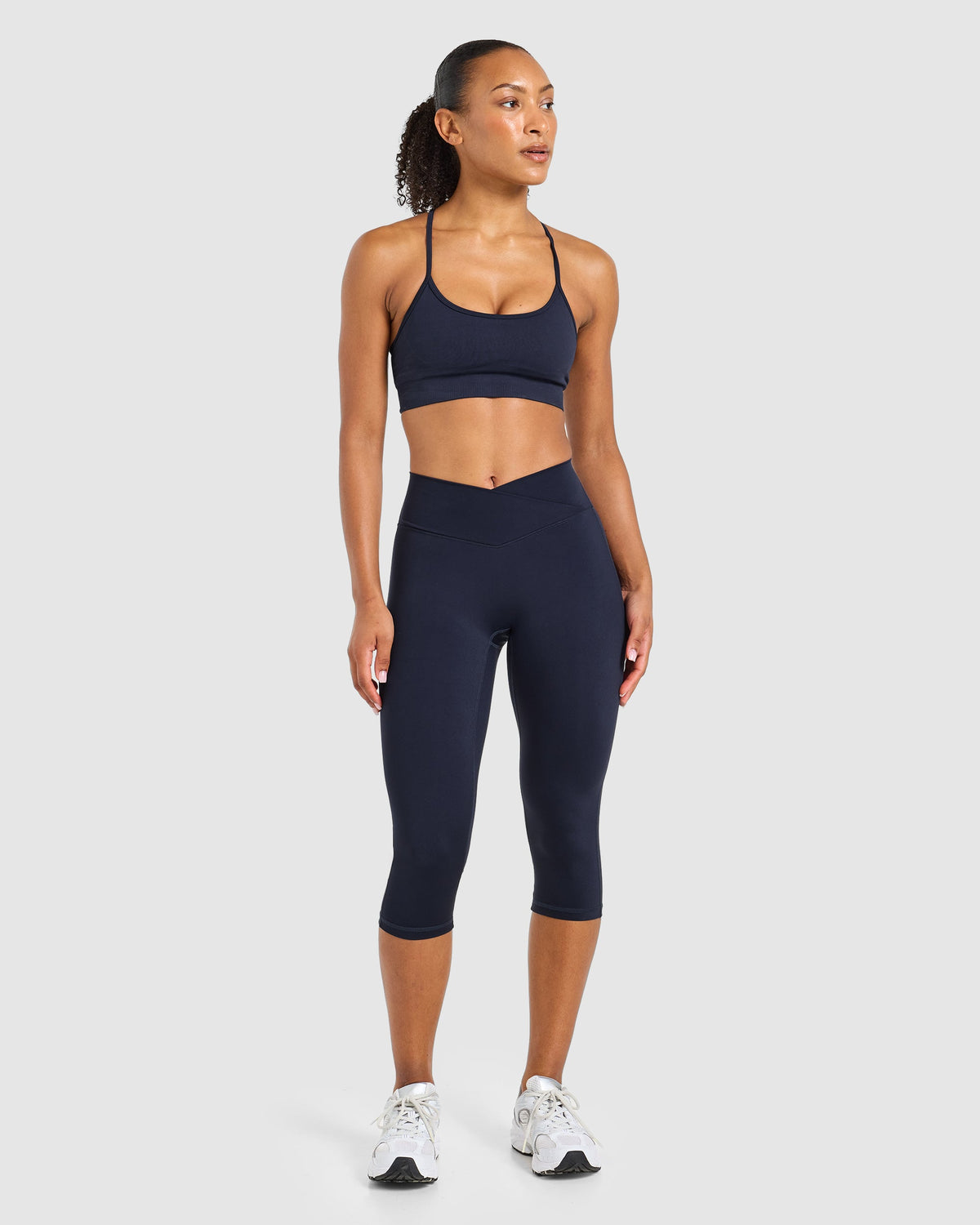 Sculpt Wrap Capri - Navy
