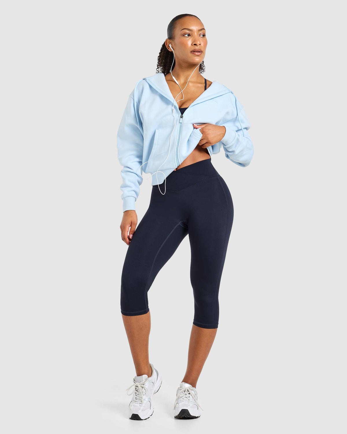 Sculpt Wrap Capri - Navy