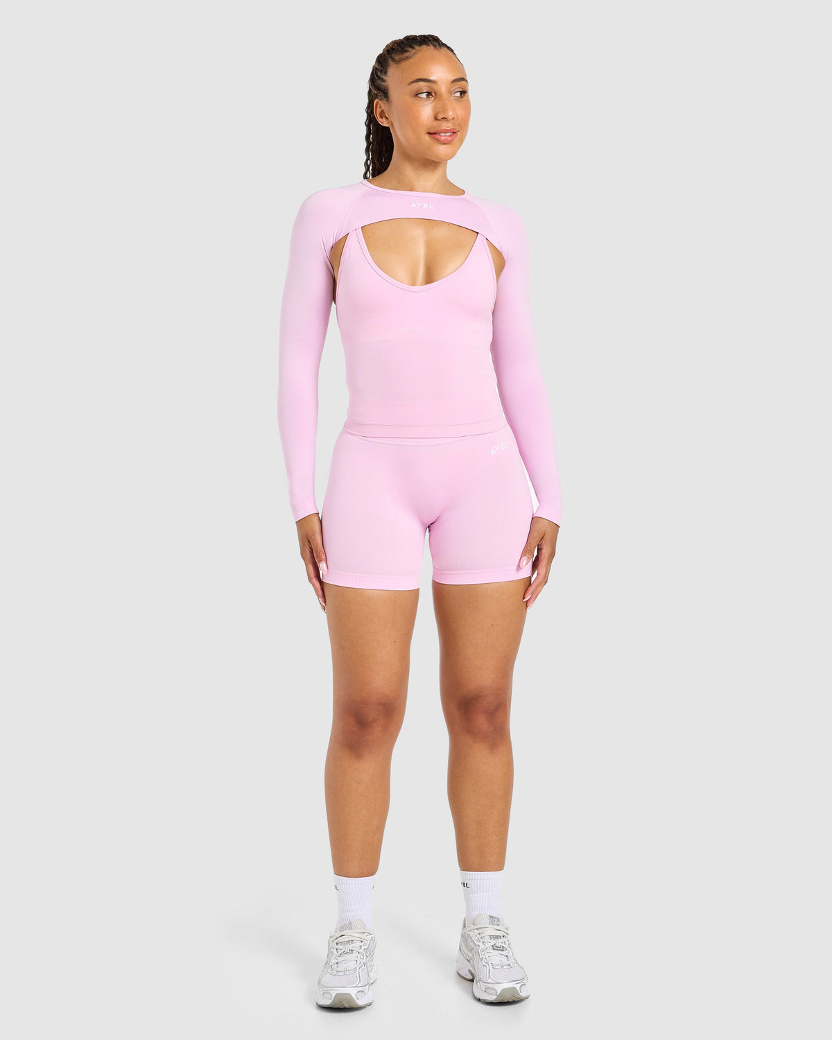 Adapt Seamless Shrug - Spring Pink