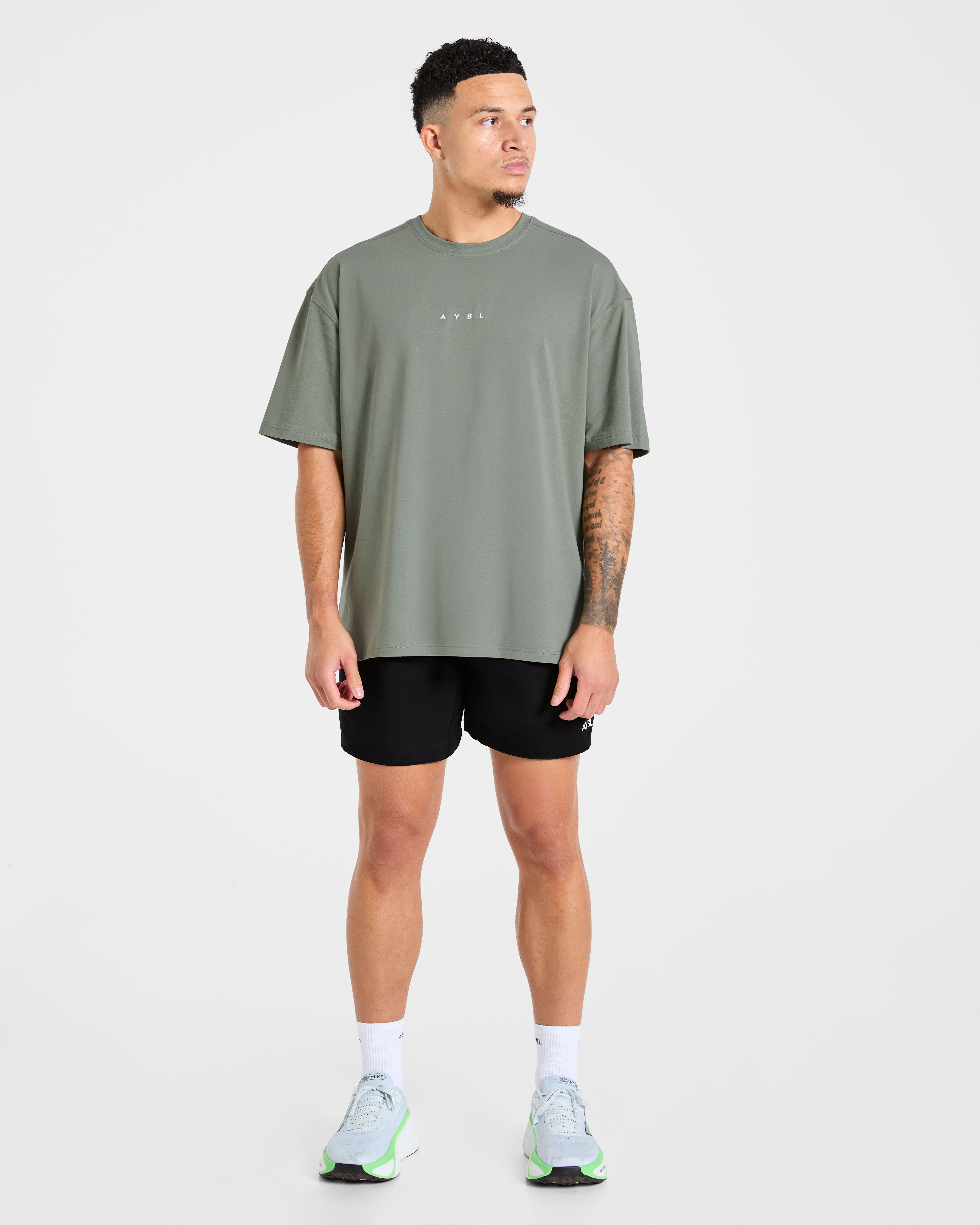 Force Oversized T Shirt - Deep Sage