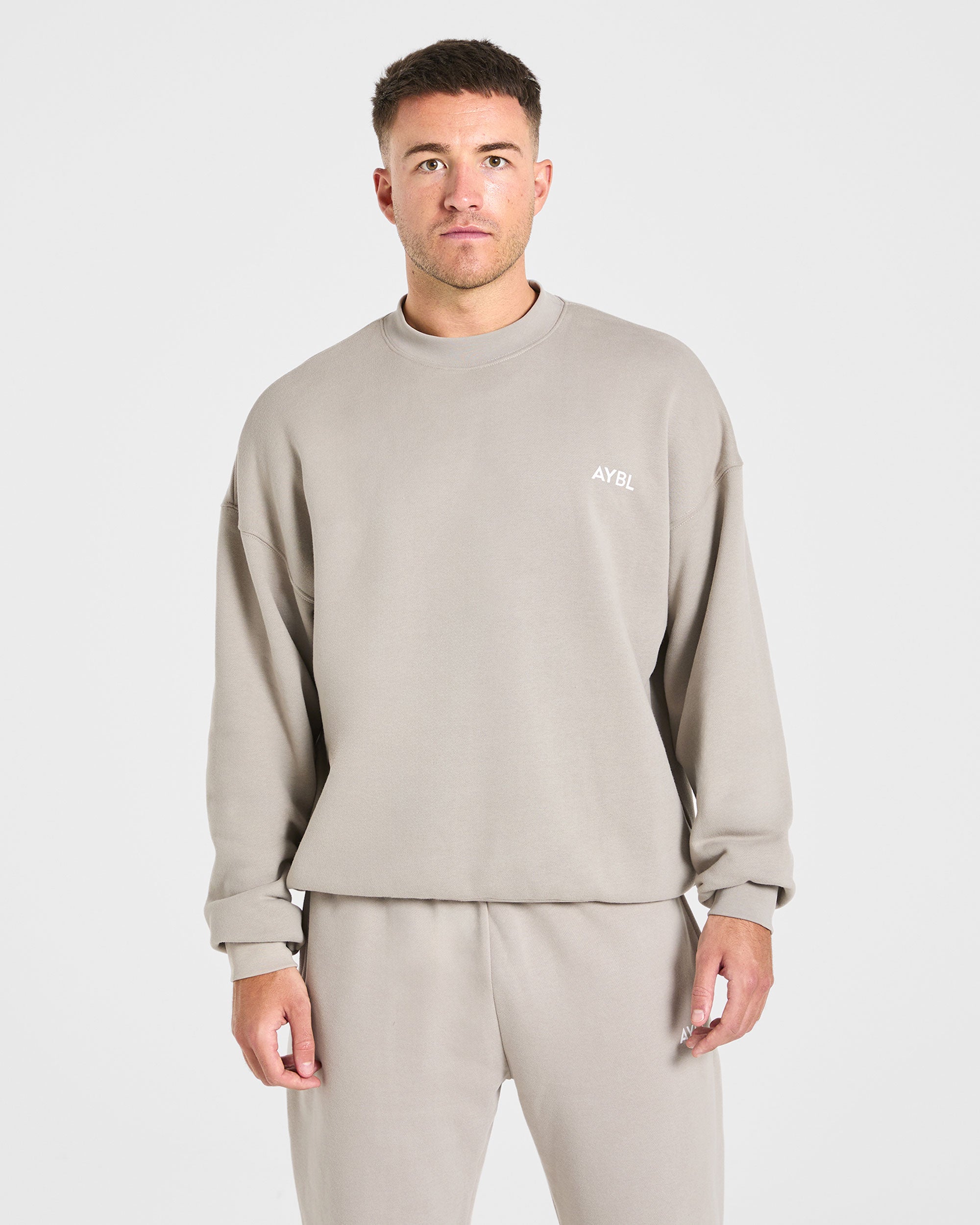 Essential Oversized Sweater - Stone