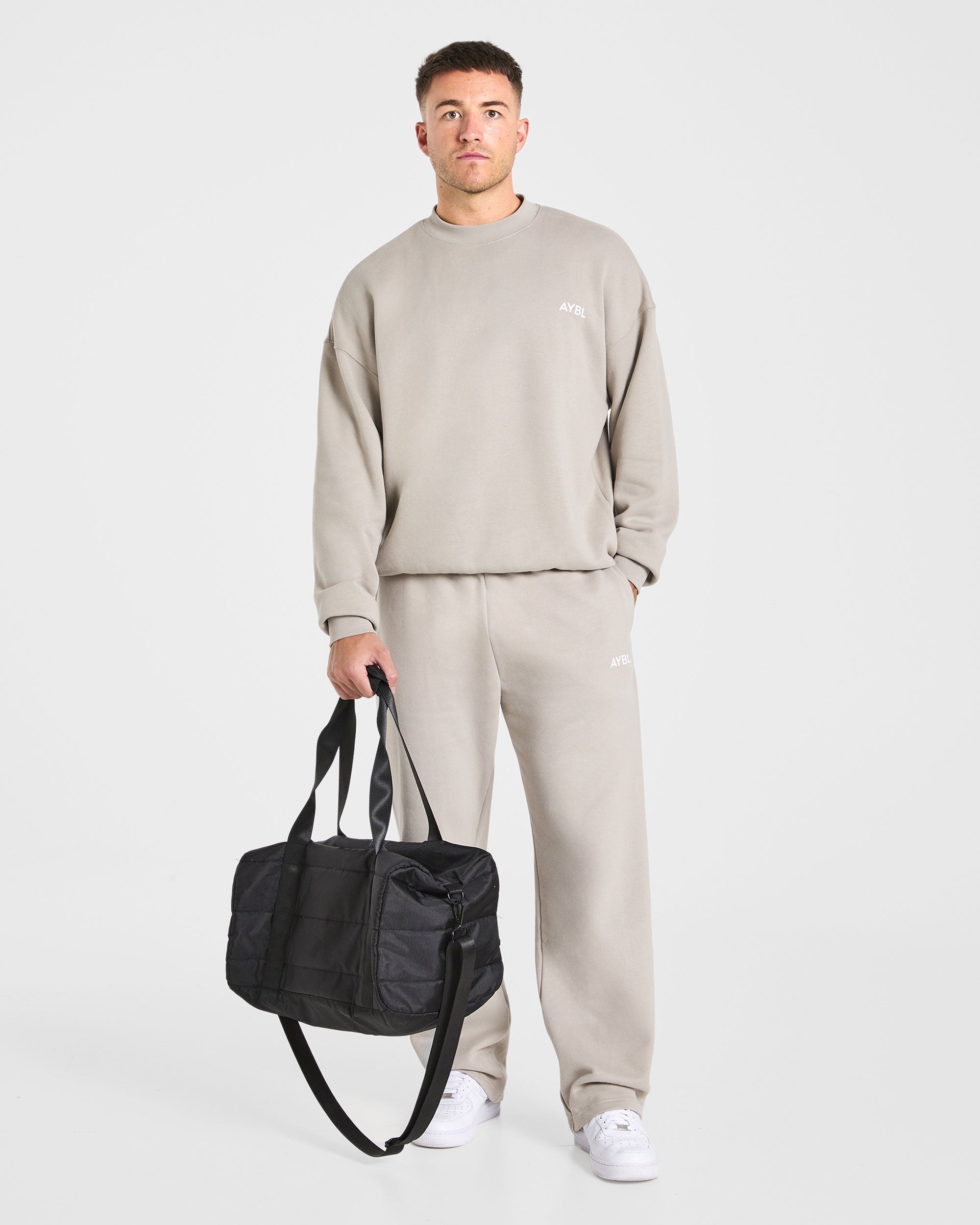 Essential Oversized Sweater - Stone