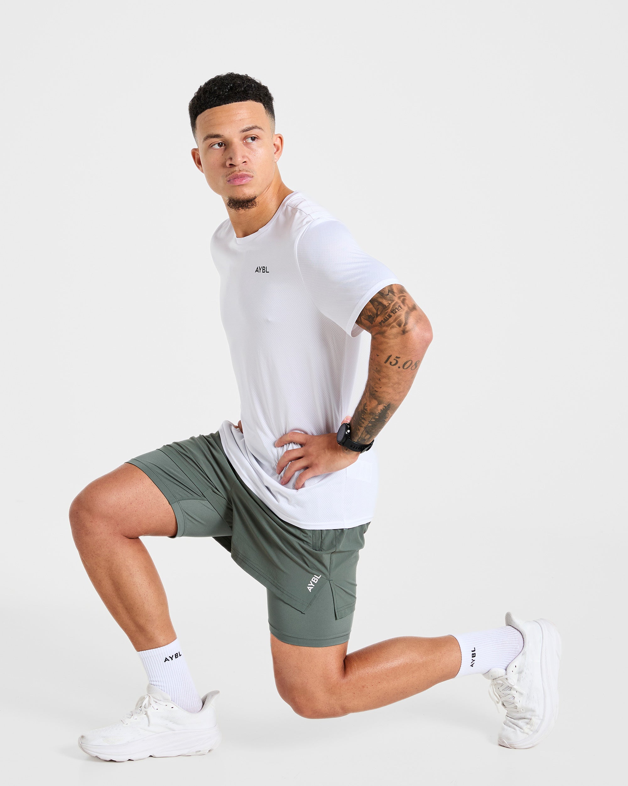 Signature 2 in 1 Shorts - Deep Olive