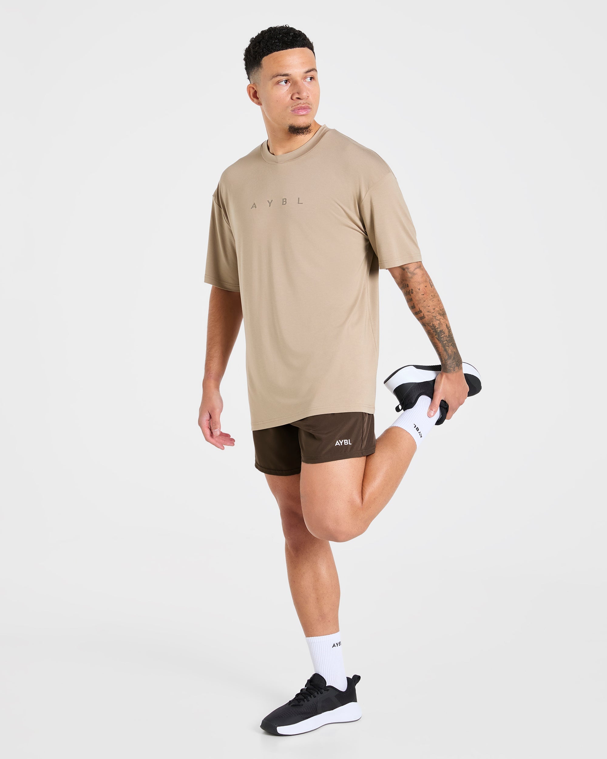 Reinforce Training T Shirt - Tawny Brown