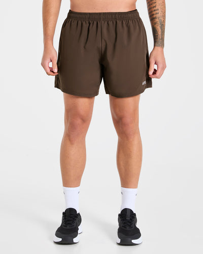 Core 5" Shorts - Deep Brown