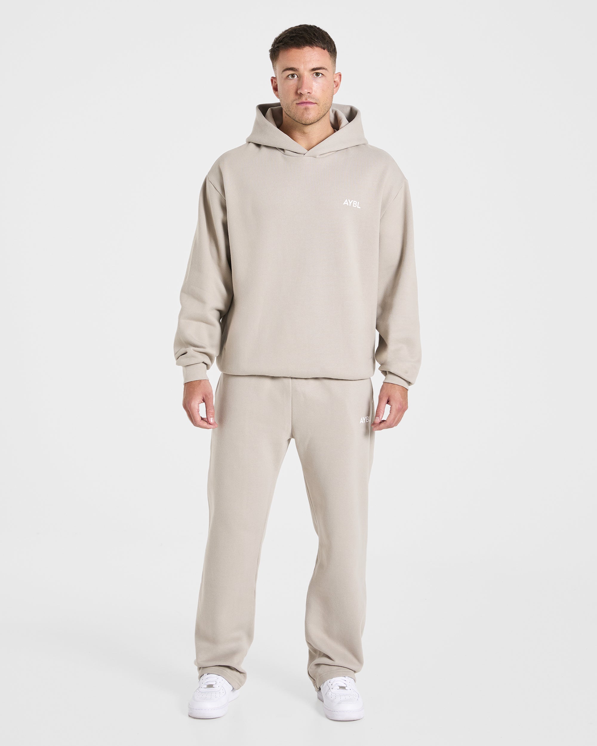 Essential Oversized Hoodie - Stone