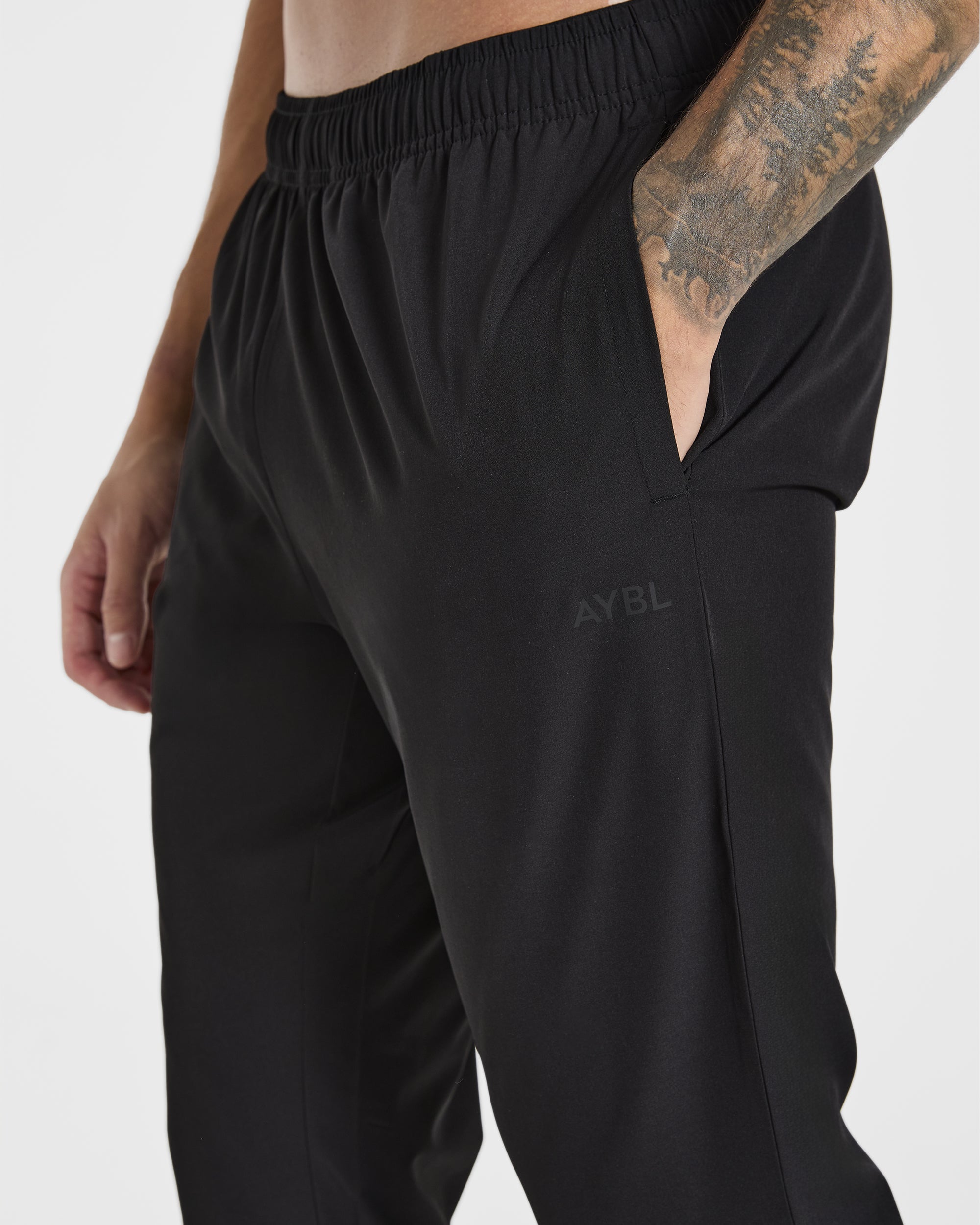 Ascend Zip Joggers - Black