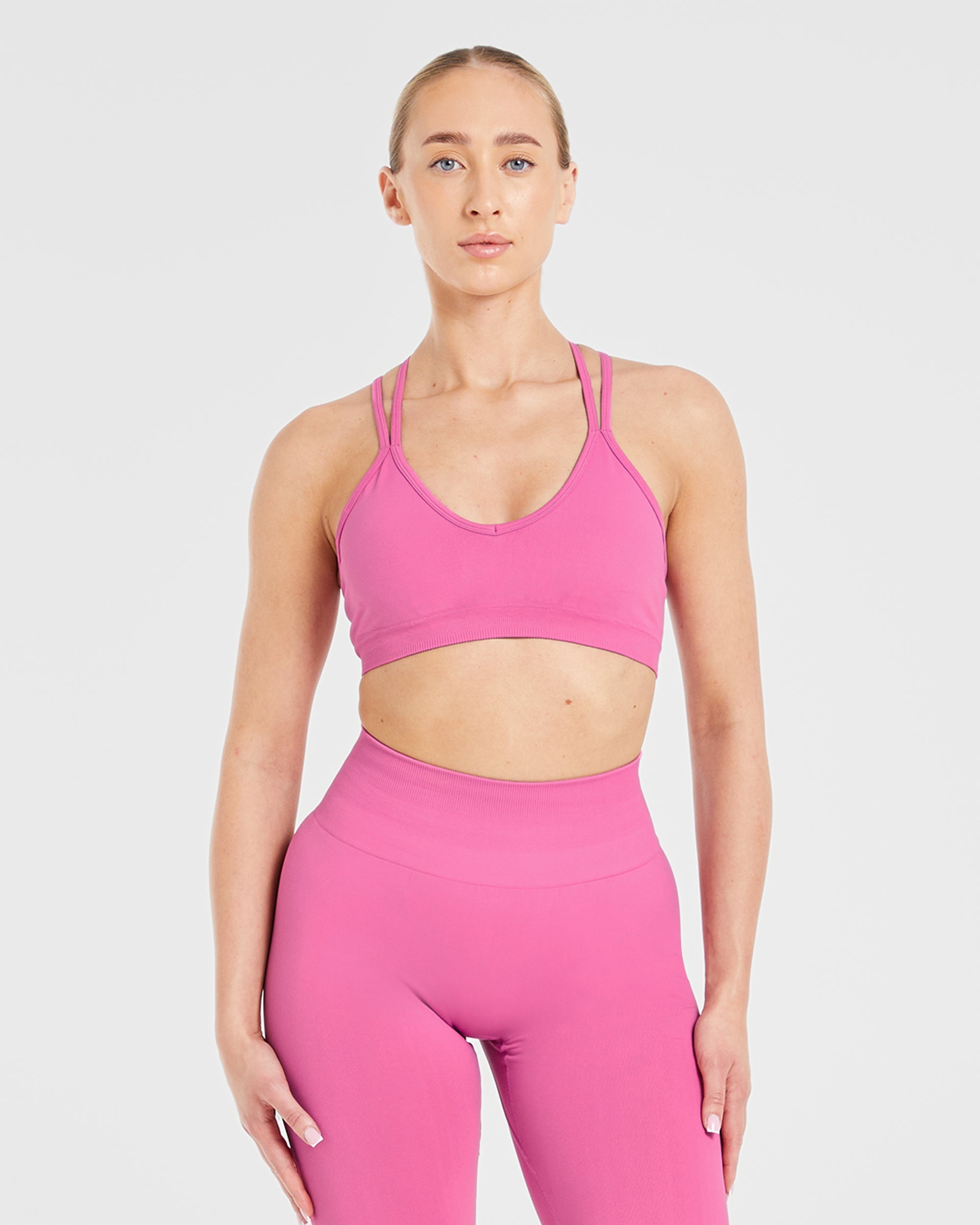 Power Seamless Sports Bra - Pink