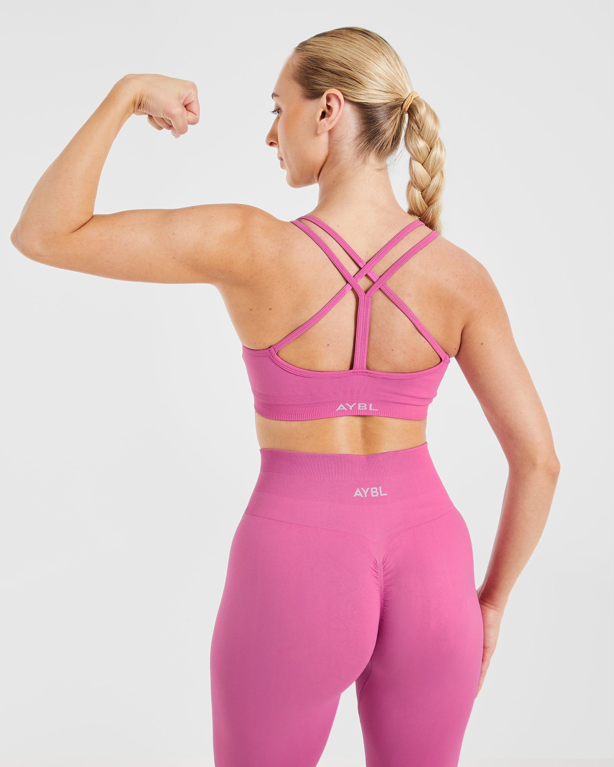 Power Seamless Sports Bra - Pink