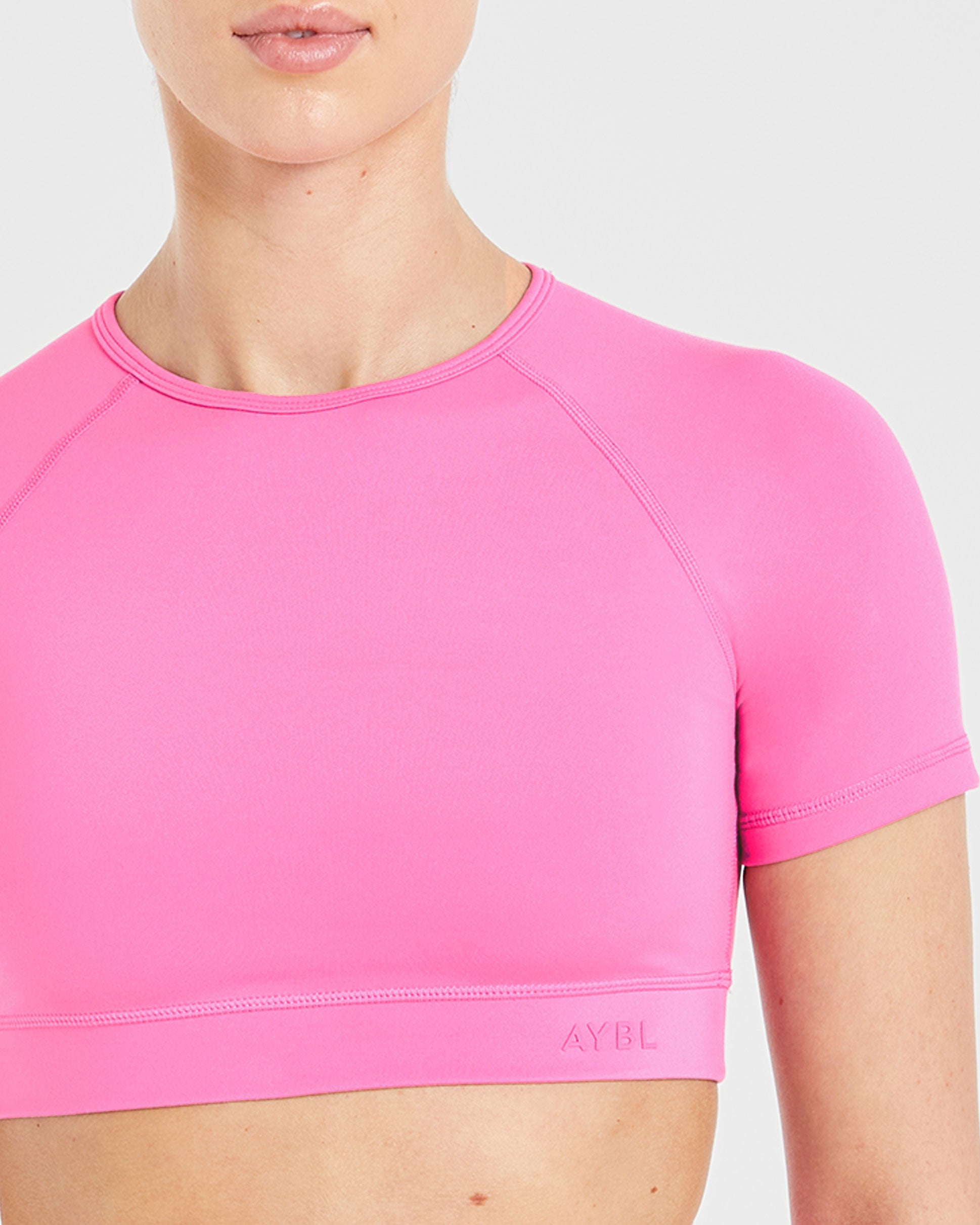 Staple Crop Top - Summer Pink