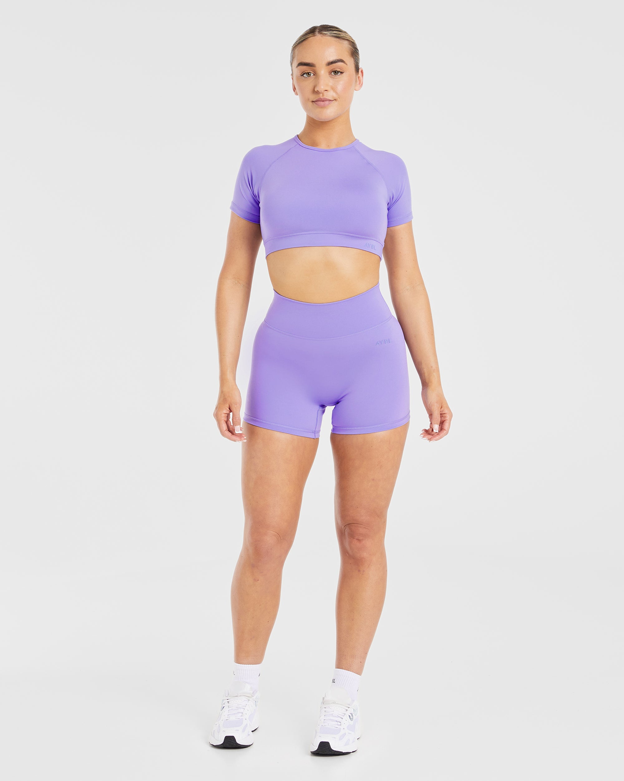 Staple Crop Top - Vibrant Violet