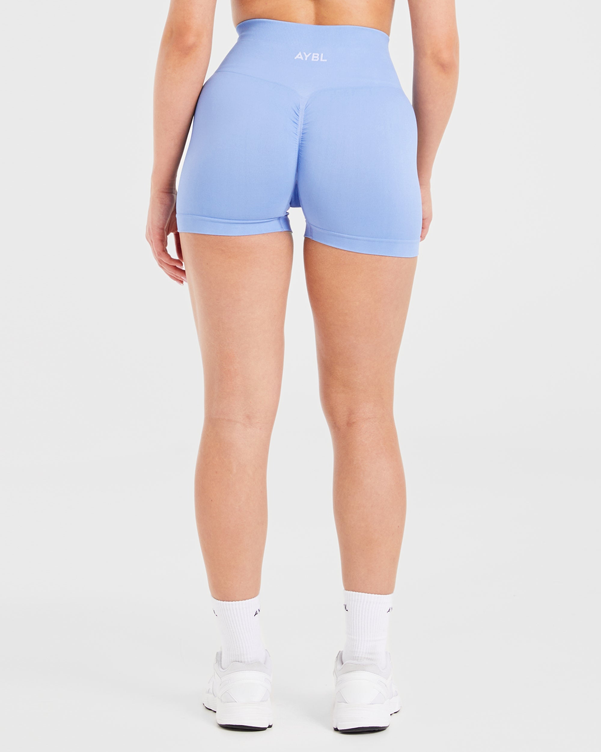 Power Seamless Shorts - Blue