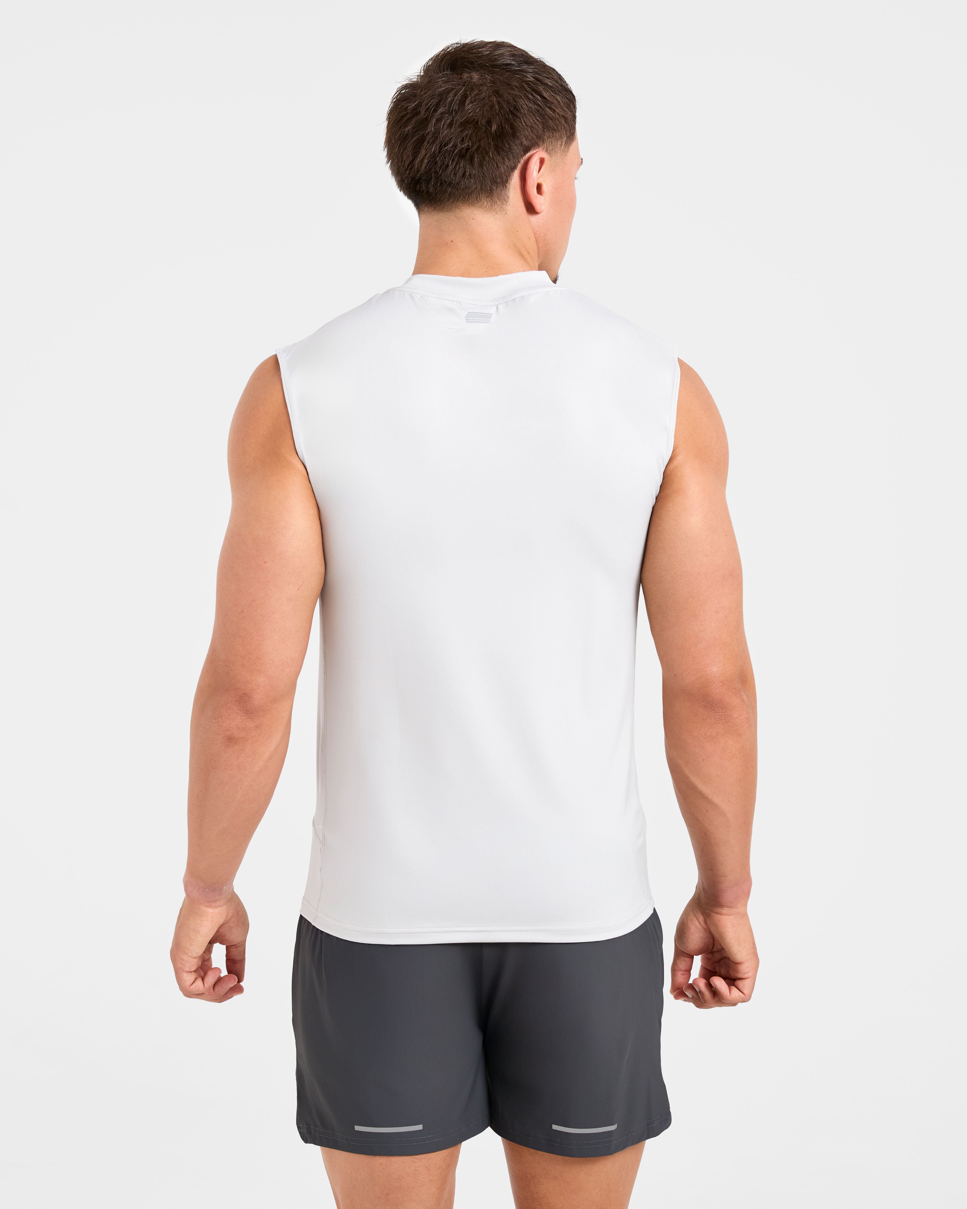 Run Slim Tank - Ice Grey