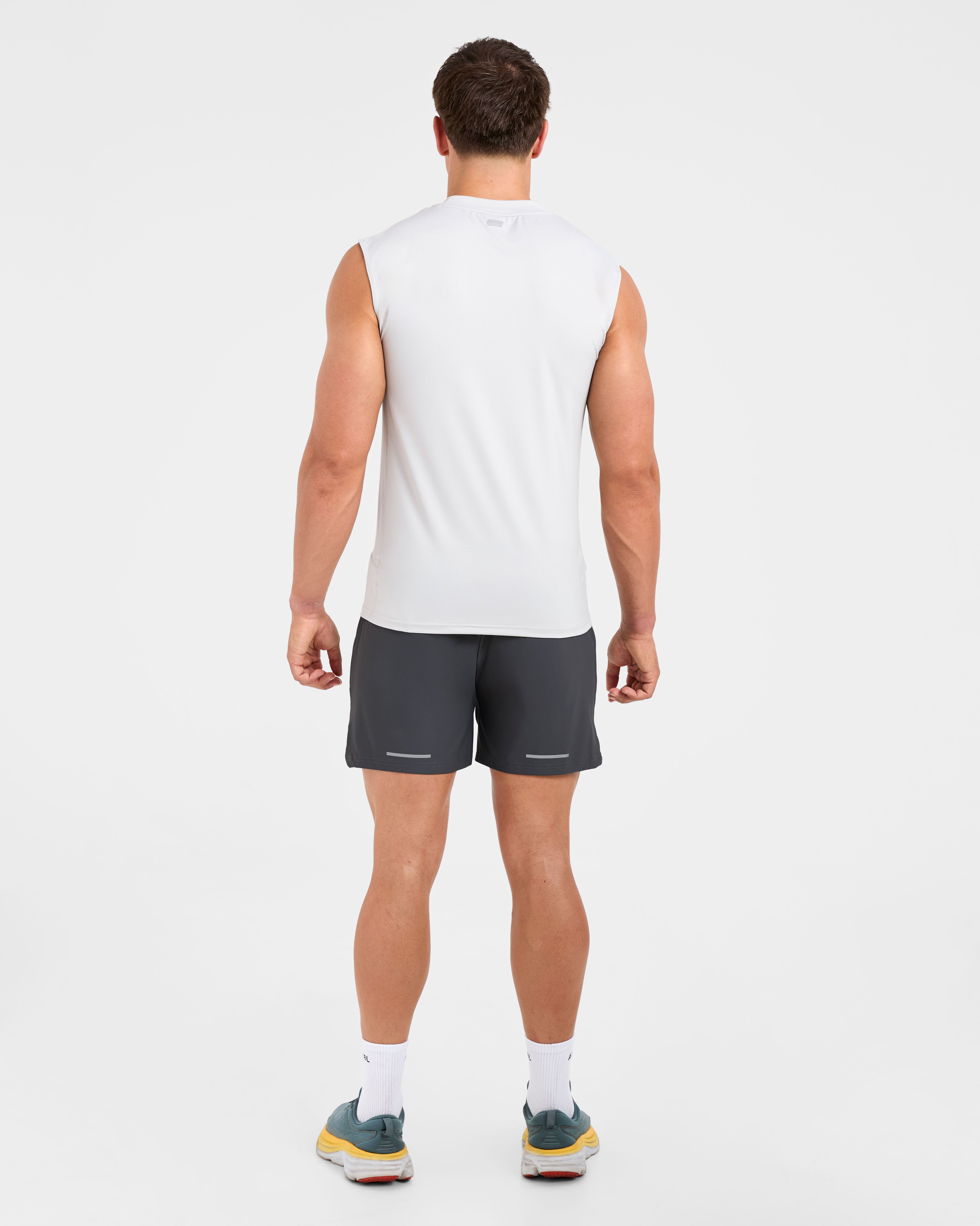 Run Slim Tank - Ice Grey