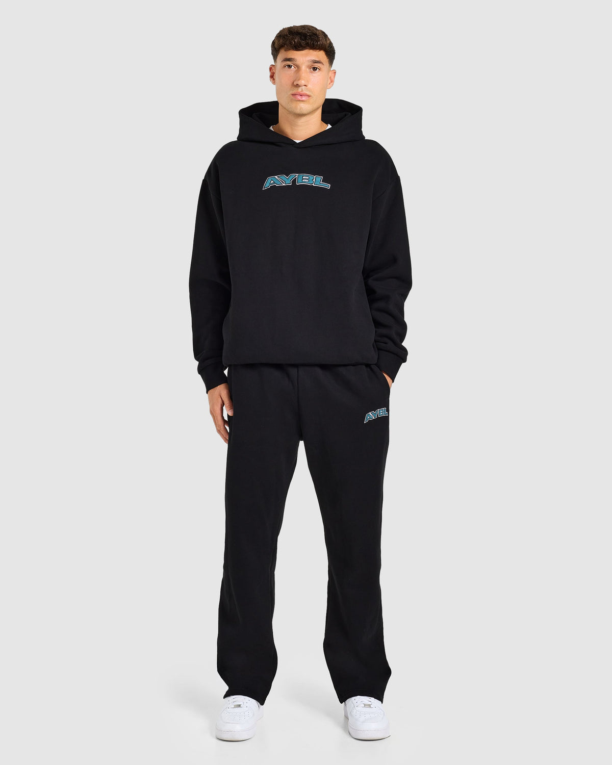 AYBL Society Oversized Hoodie - Black