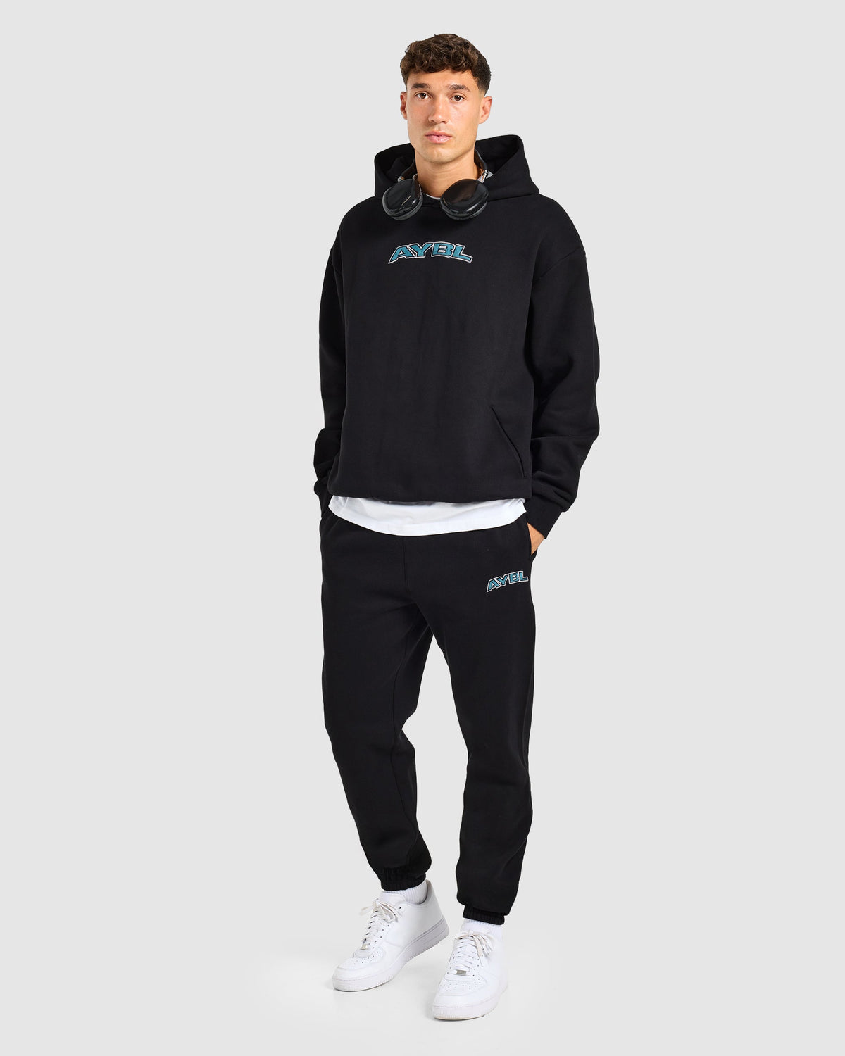 AYBL Society Oversized Joggers - Black